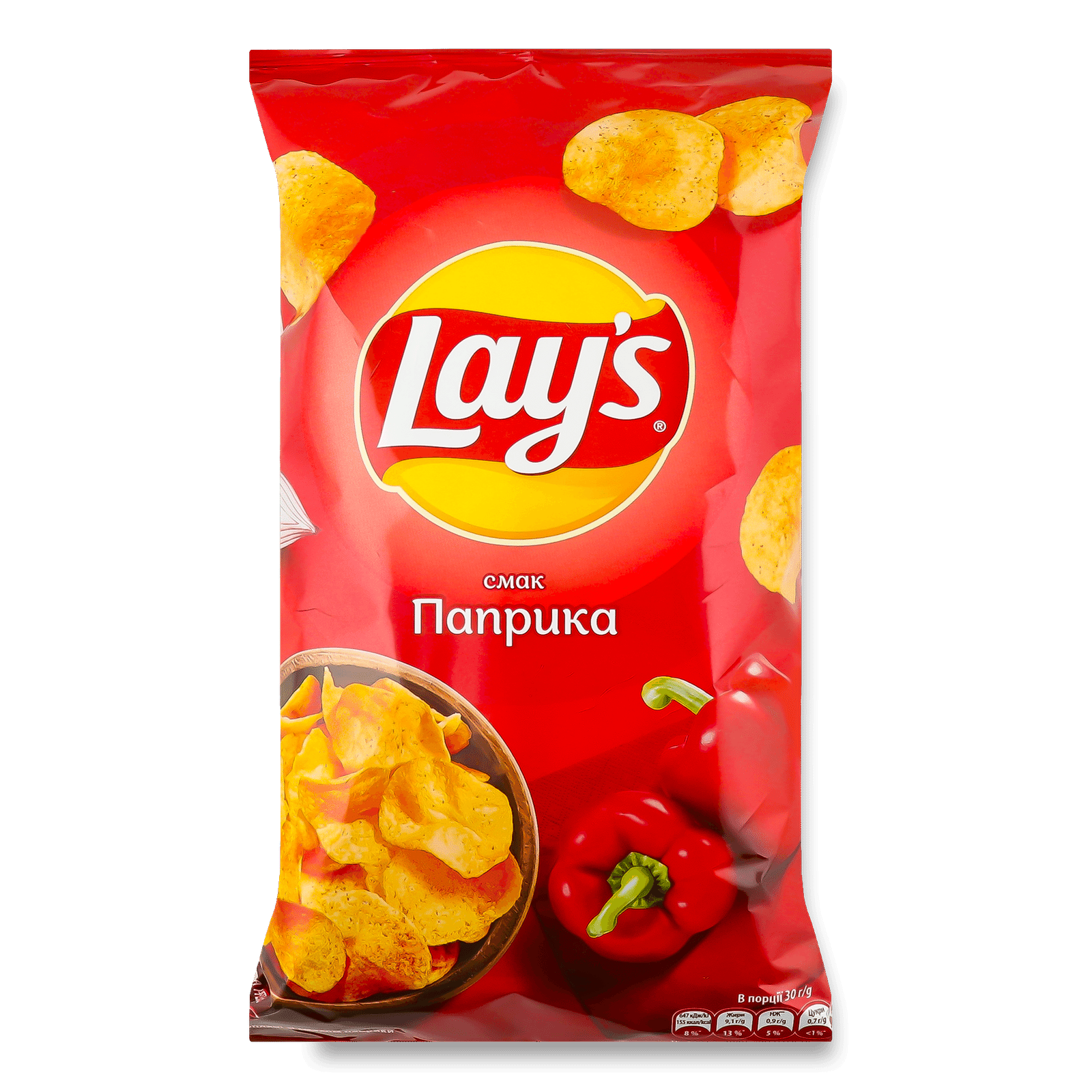 Чипси Lay's картопляні зі смаком паприки - 1