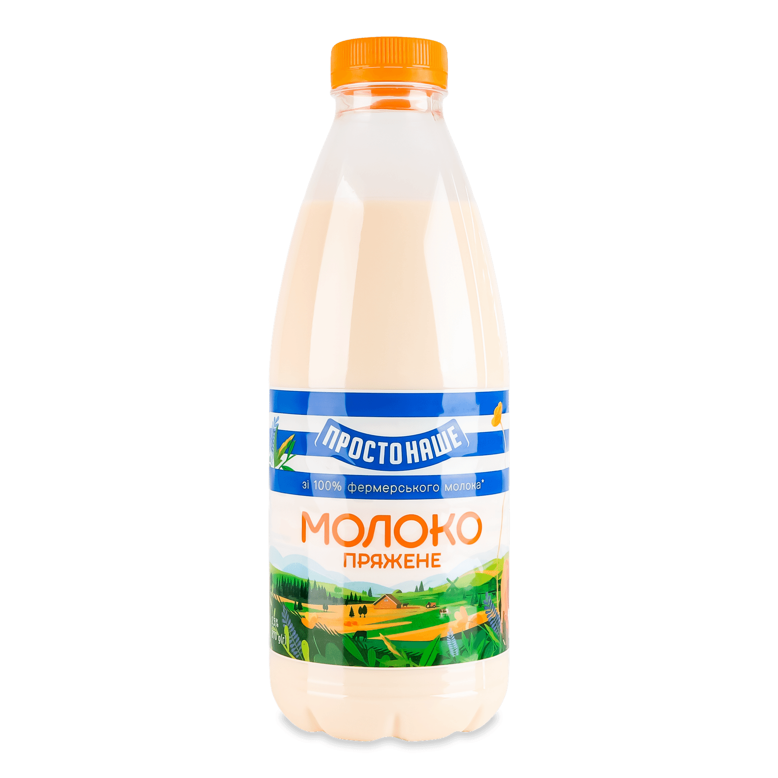 Молоко Простонаше пряжене 2,5% пляшка - 1
