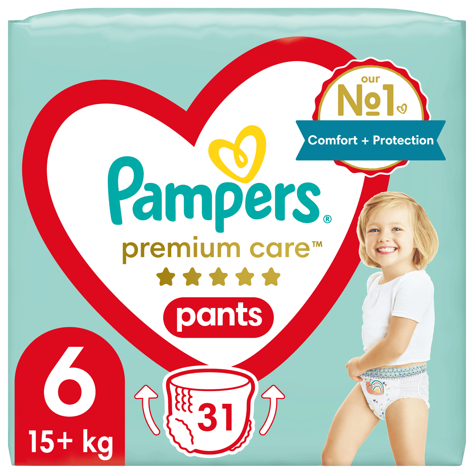 Підгузки-трусики Pampers Premium Care Pants 6 (15+ кг) - 1