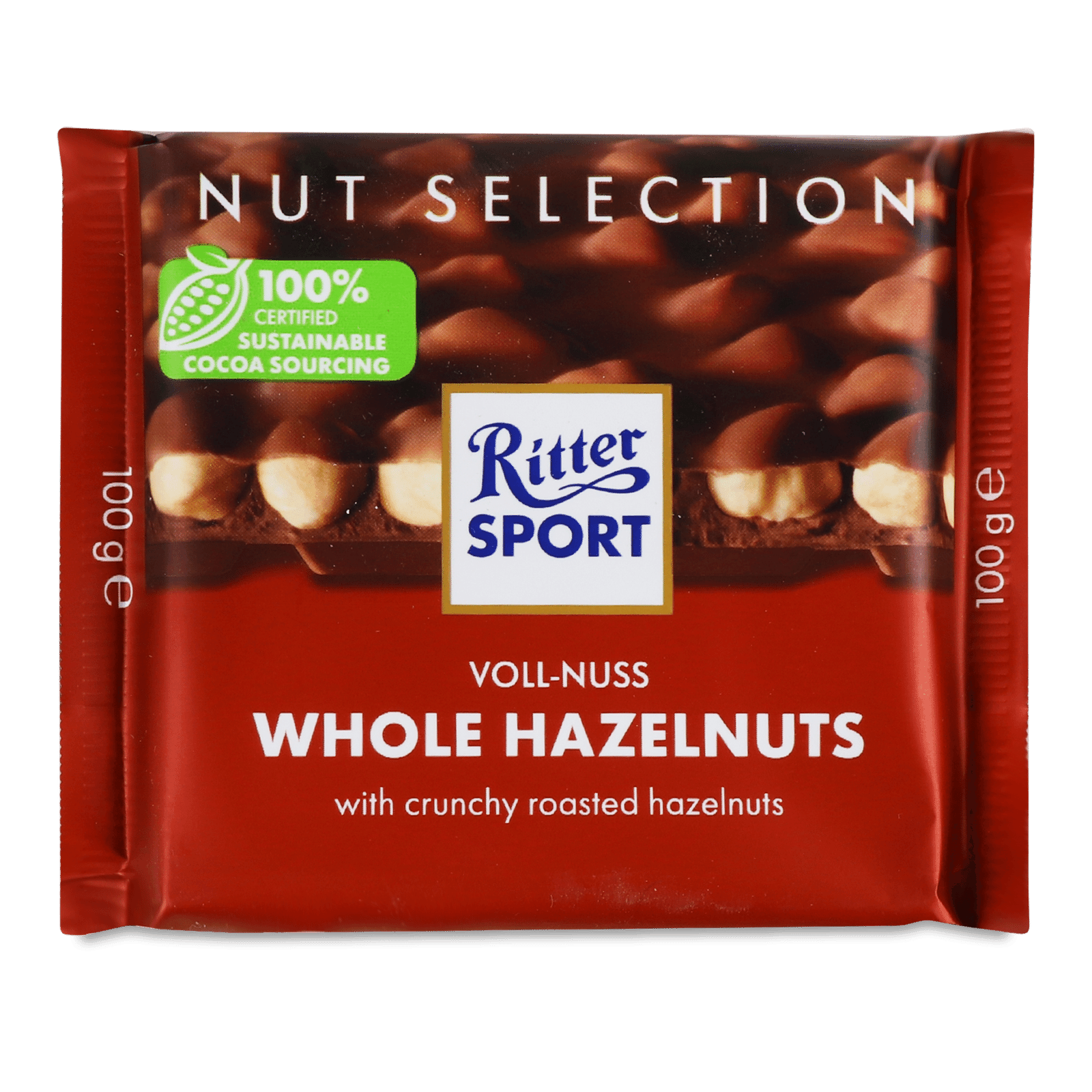Шоколад молочний Ritter Sport з цільними лісовими горіхами - 1