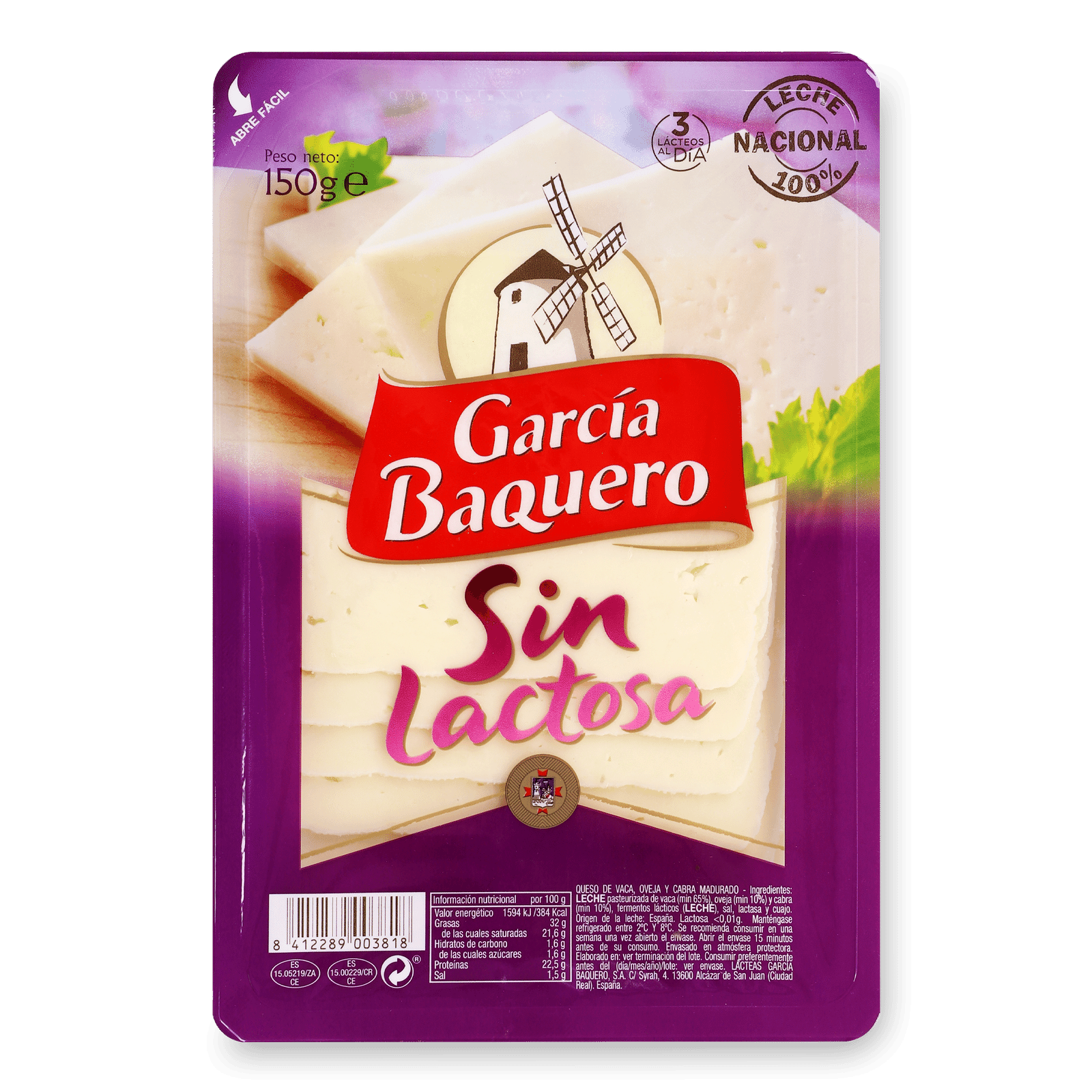 Сир Garcia Baquero безлактозний, нарізка - 1