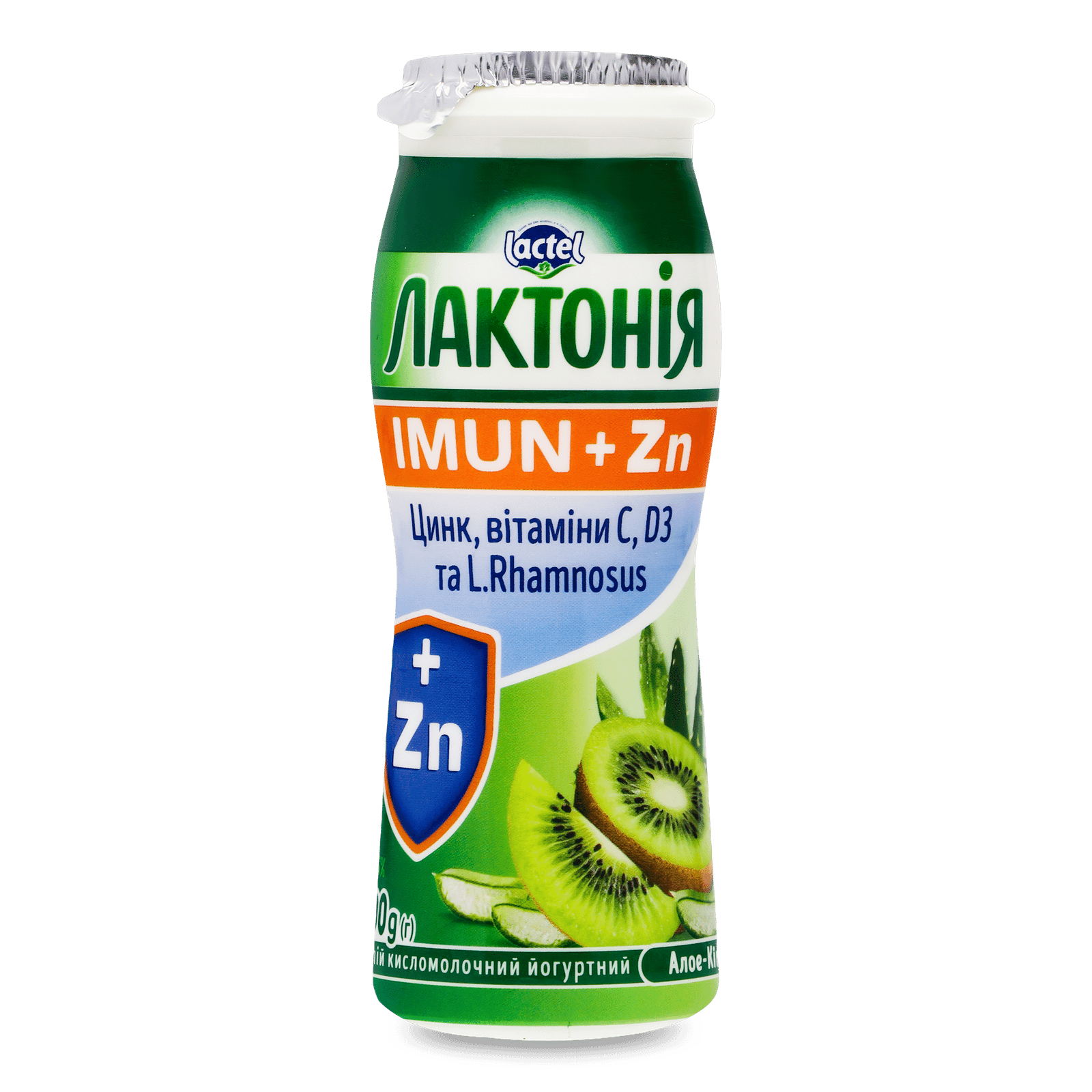Напій кисломолочний «Лактонія» алое-ківі 1,5% - 1