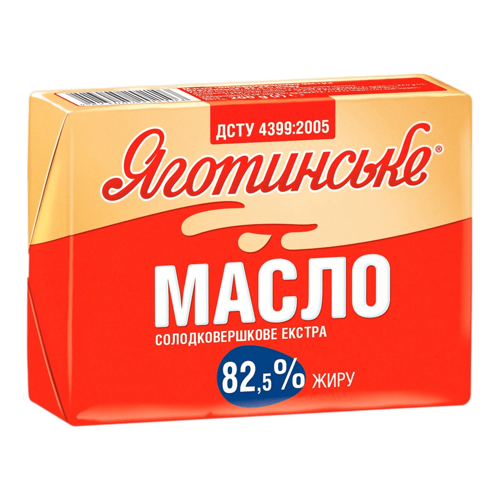 Масло солодковершкове «Яготинське» екстра 82,5% - 1