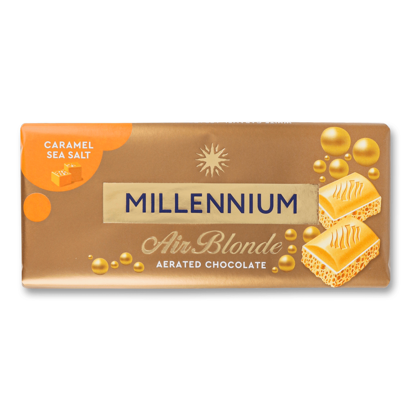 Шоколад білий Millennium Blonde Caramel пористий - 1