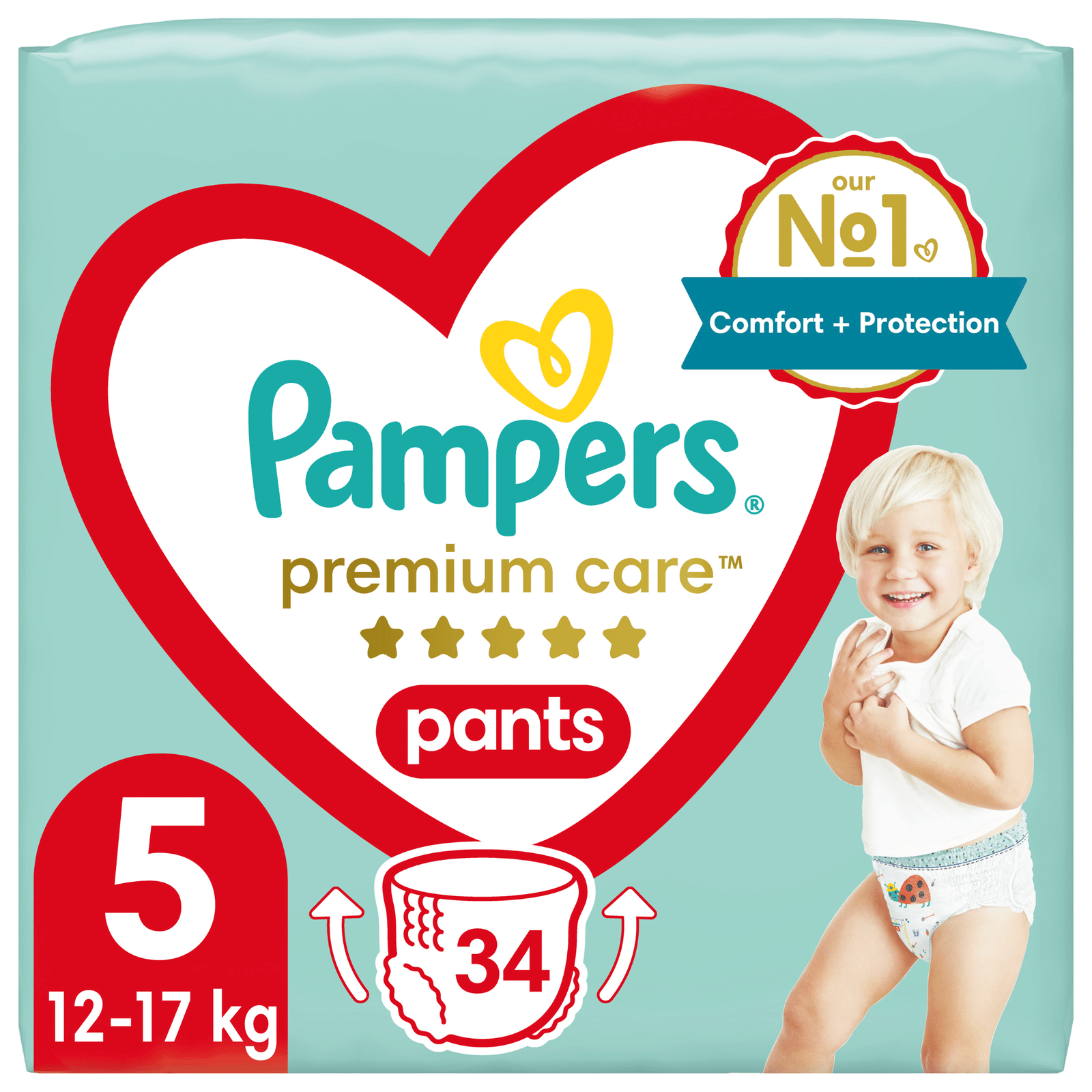 Підгузки-трусики Pampers Premium Care Pants 5 (12-17 кг) - 1