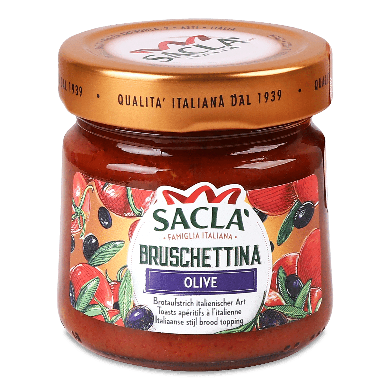 Брускетта Sacla з томатами та оливками - 1