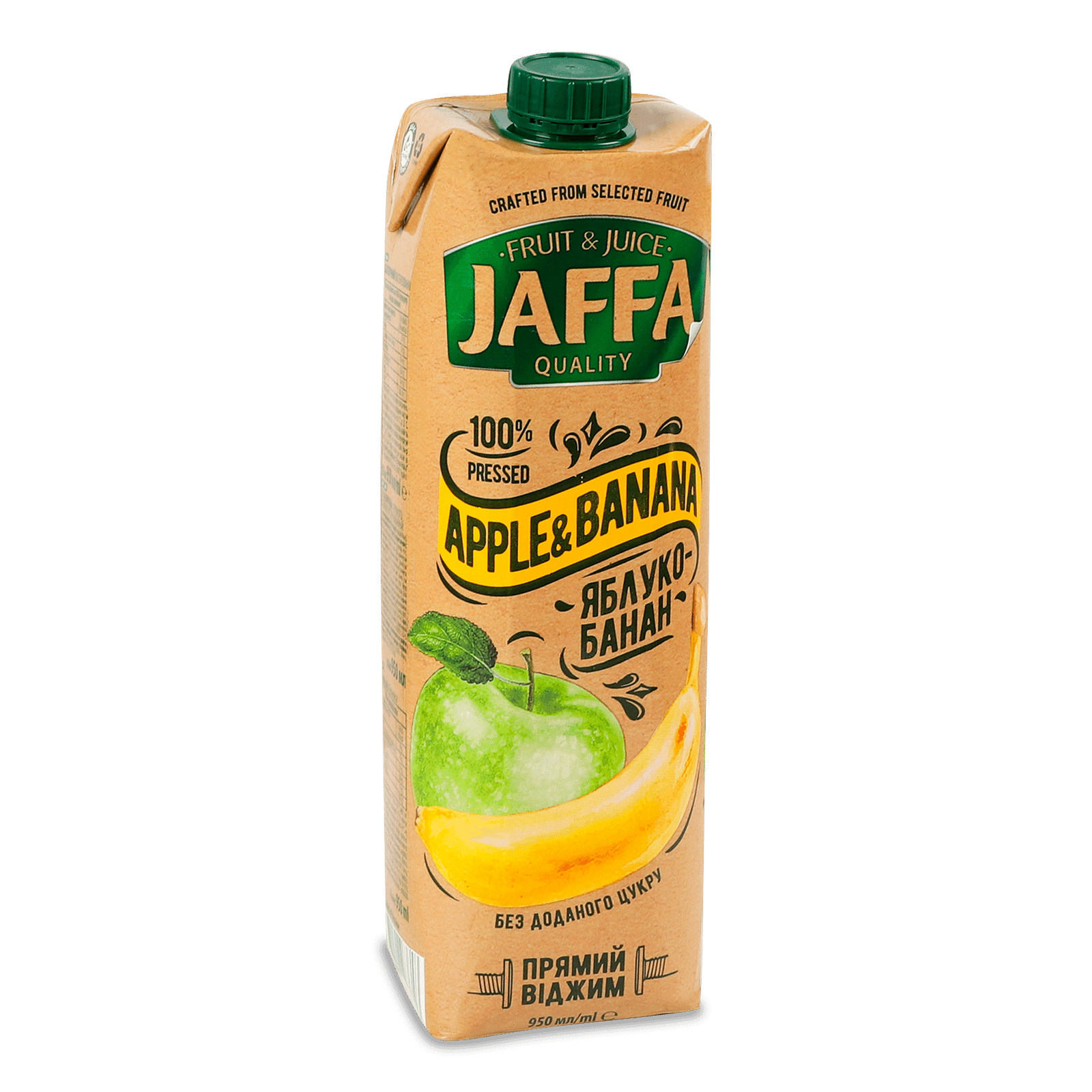 Сік Jaffa яблучно-банановий прямиого віджиму - 1