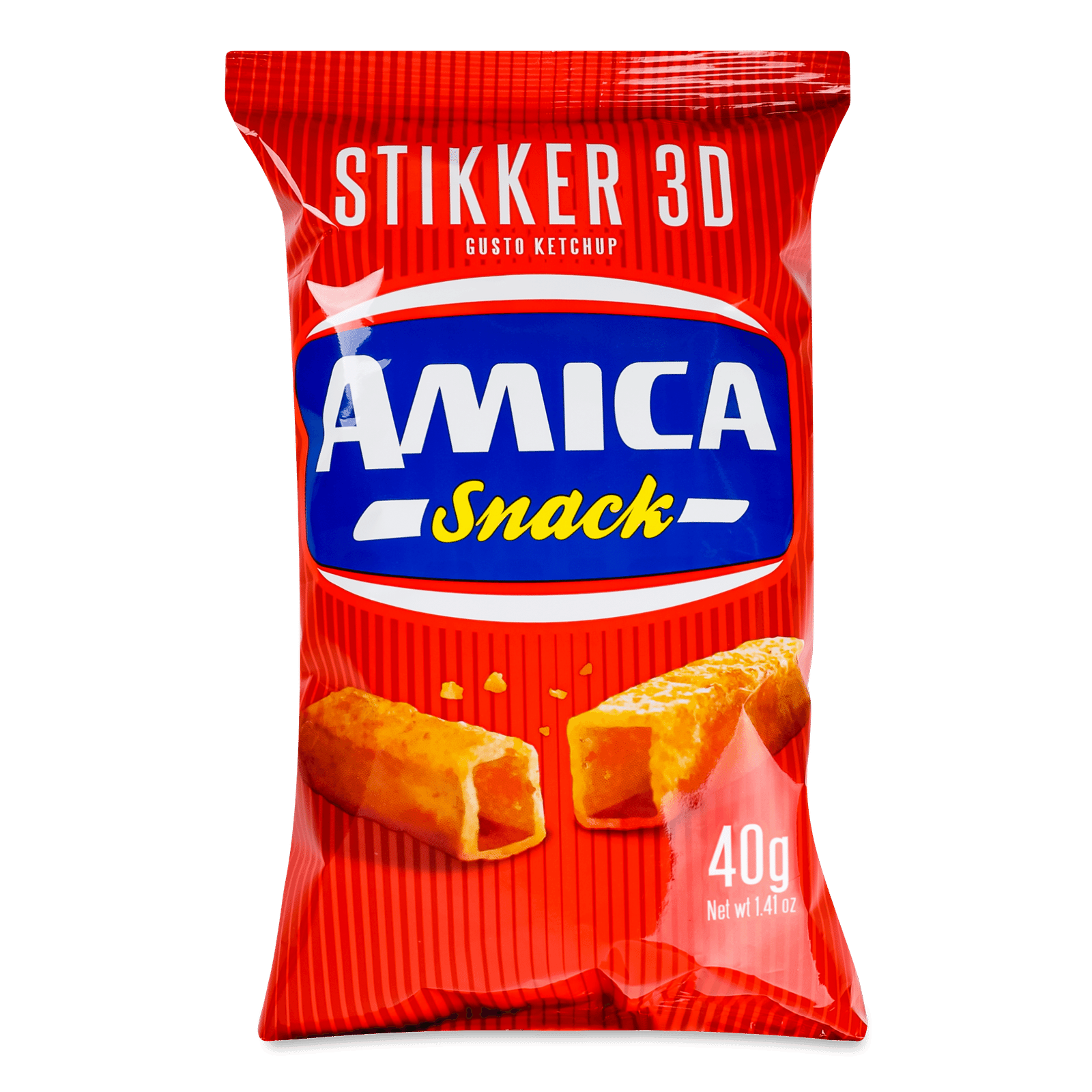 Снеки Amica картопляні зі смаком кетчупу - 1