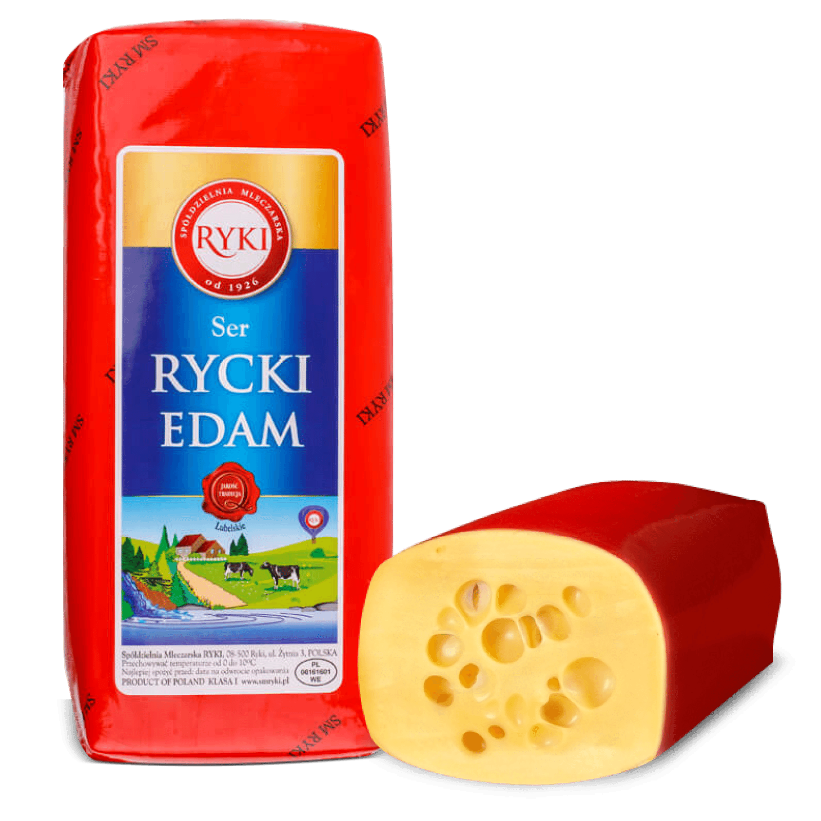 Сир Ryki «Рицький Едам» з коров'ячого молока 45% - 1
