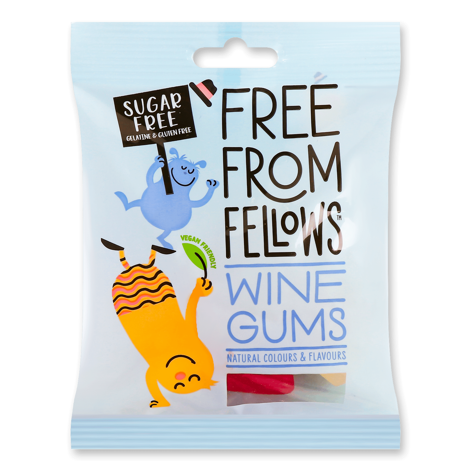 Цукерки Free From Fellows Wine Gums жувальні - 1