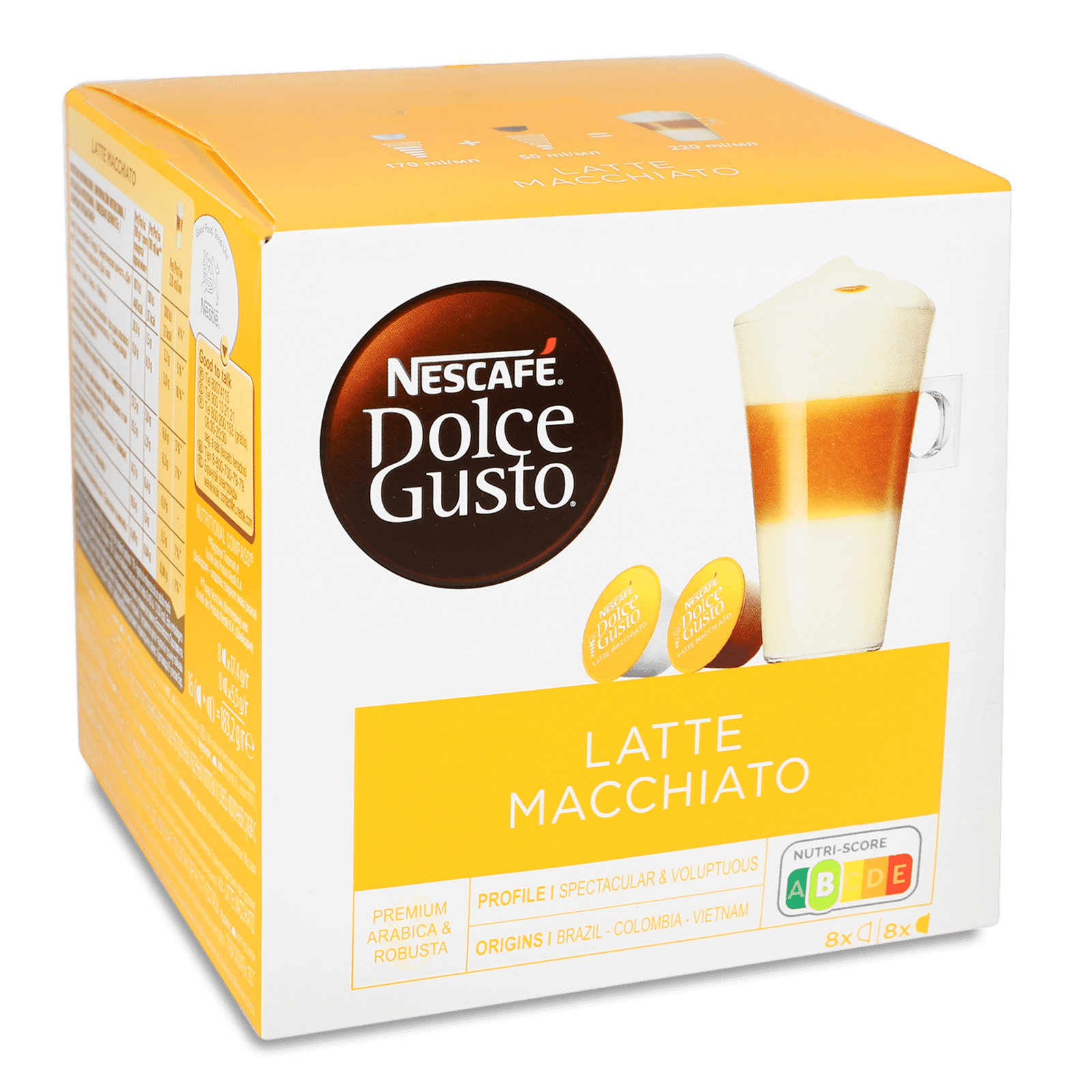 Напій кавовий Dolce Gusto Latte Macchiato 8 кавових + 8 молочних капсул - 1
