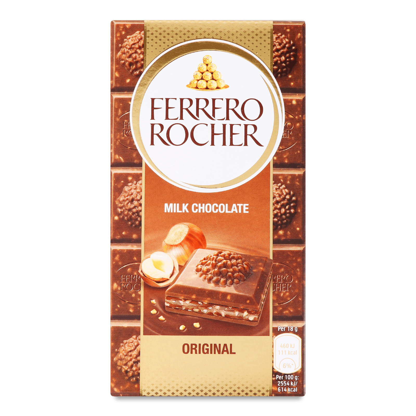 Шоколад молочний Ferrero Rocher Tafel - 1