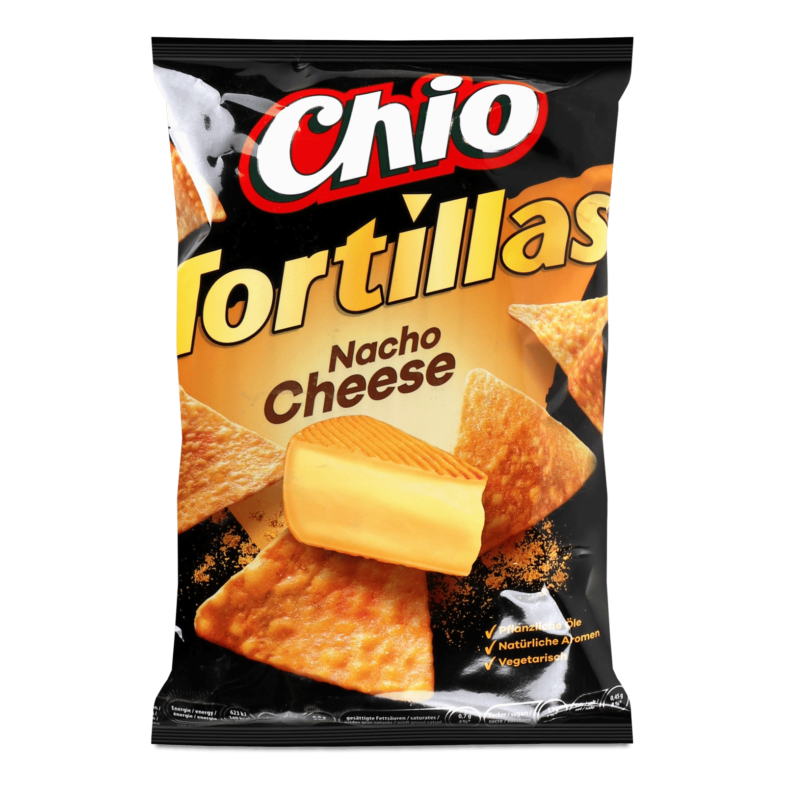 Чипси кукурудзяні Chio Tortillas Nacho Cheese - 1