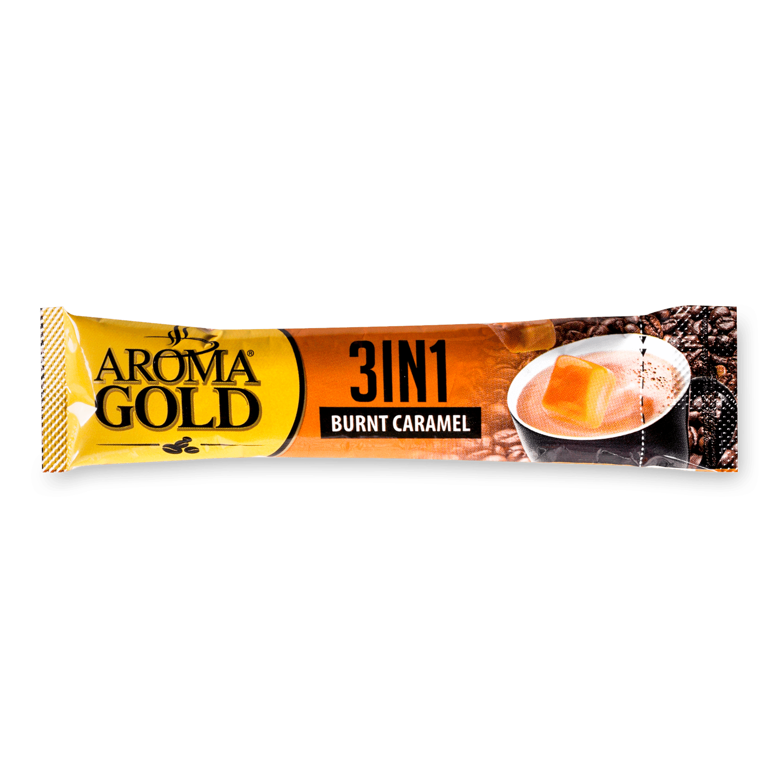 Напій кавовий Aroma Gold 3в1 з карамеллю - 1