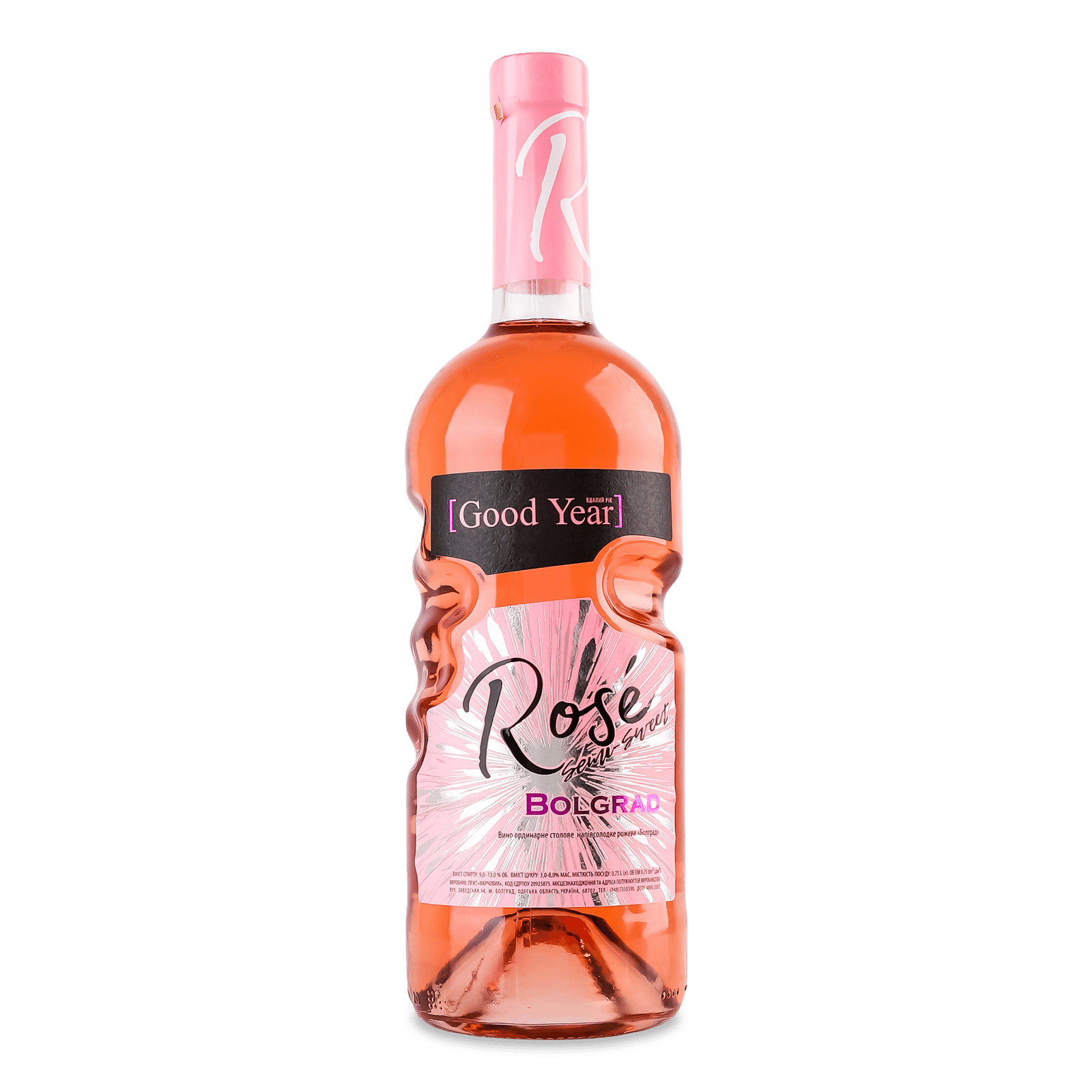 Вино Bolgrad столове рожеве напівсолодке - 1