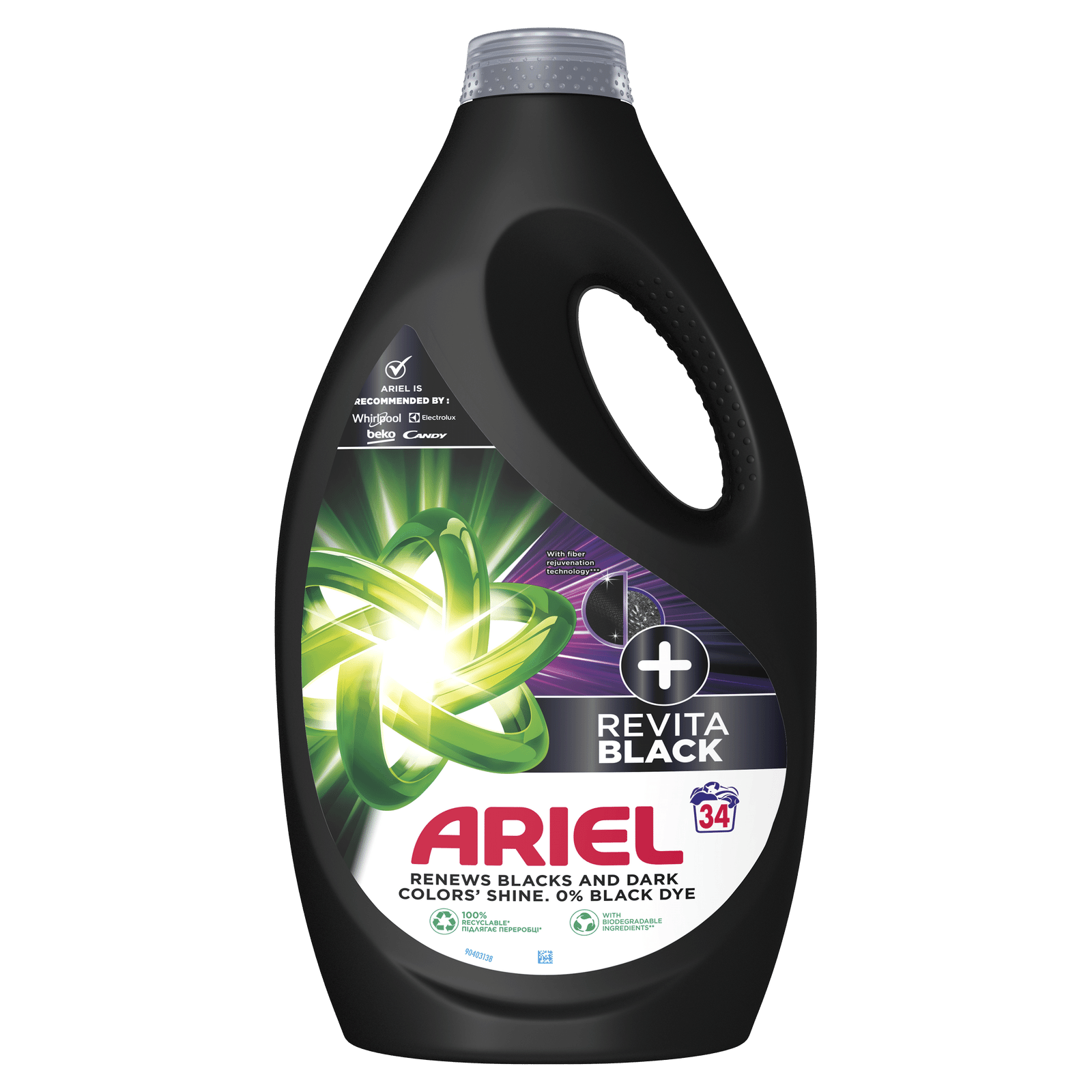 Гель для прання Ariel + Revita Black - 1