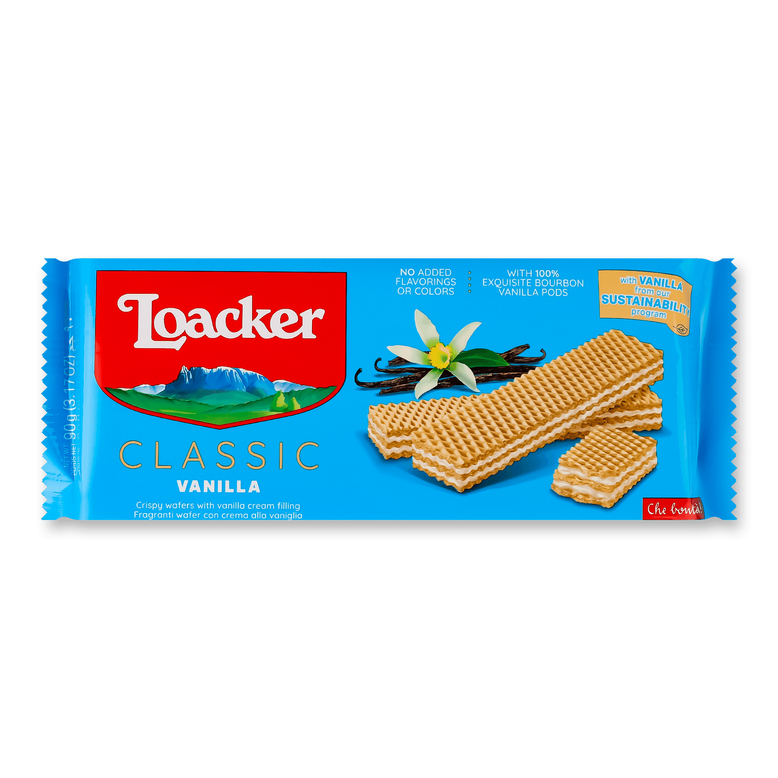 Вафлі Loacker Classic Vanilla - 1