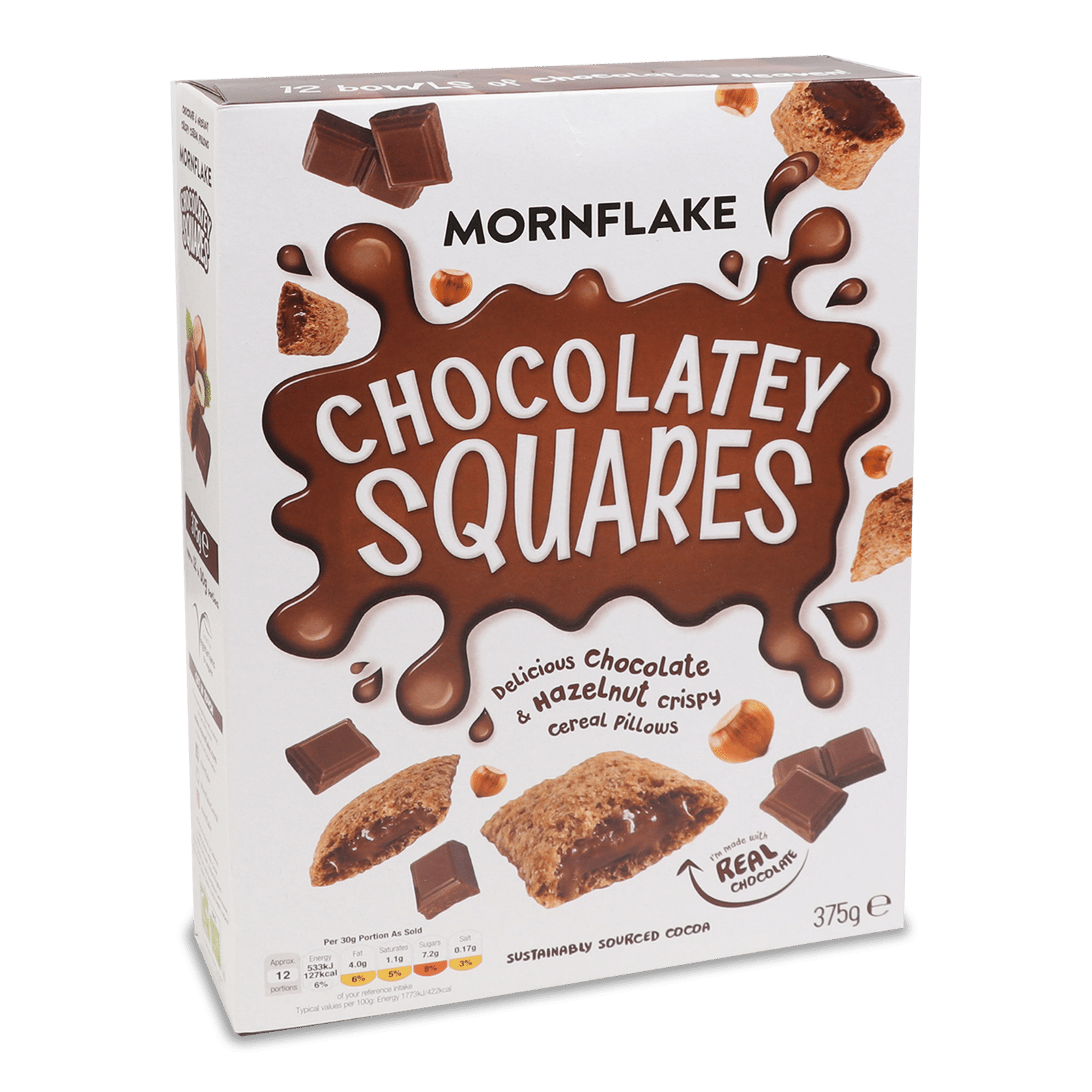 Подушечки Mornflake з начинкою зі смаком шоколаду та горіхів - 1