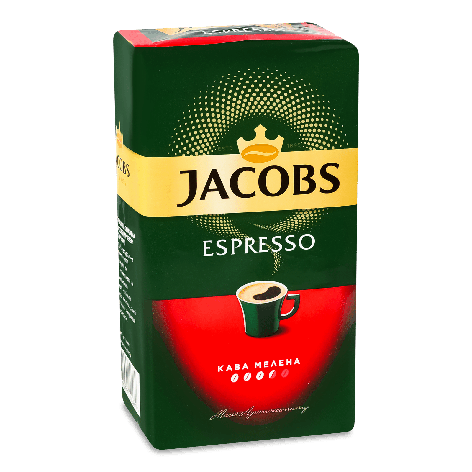 Кава мелена Jacobs Espresso натуральна смажена - 1