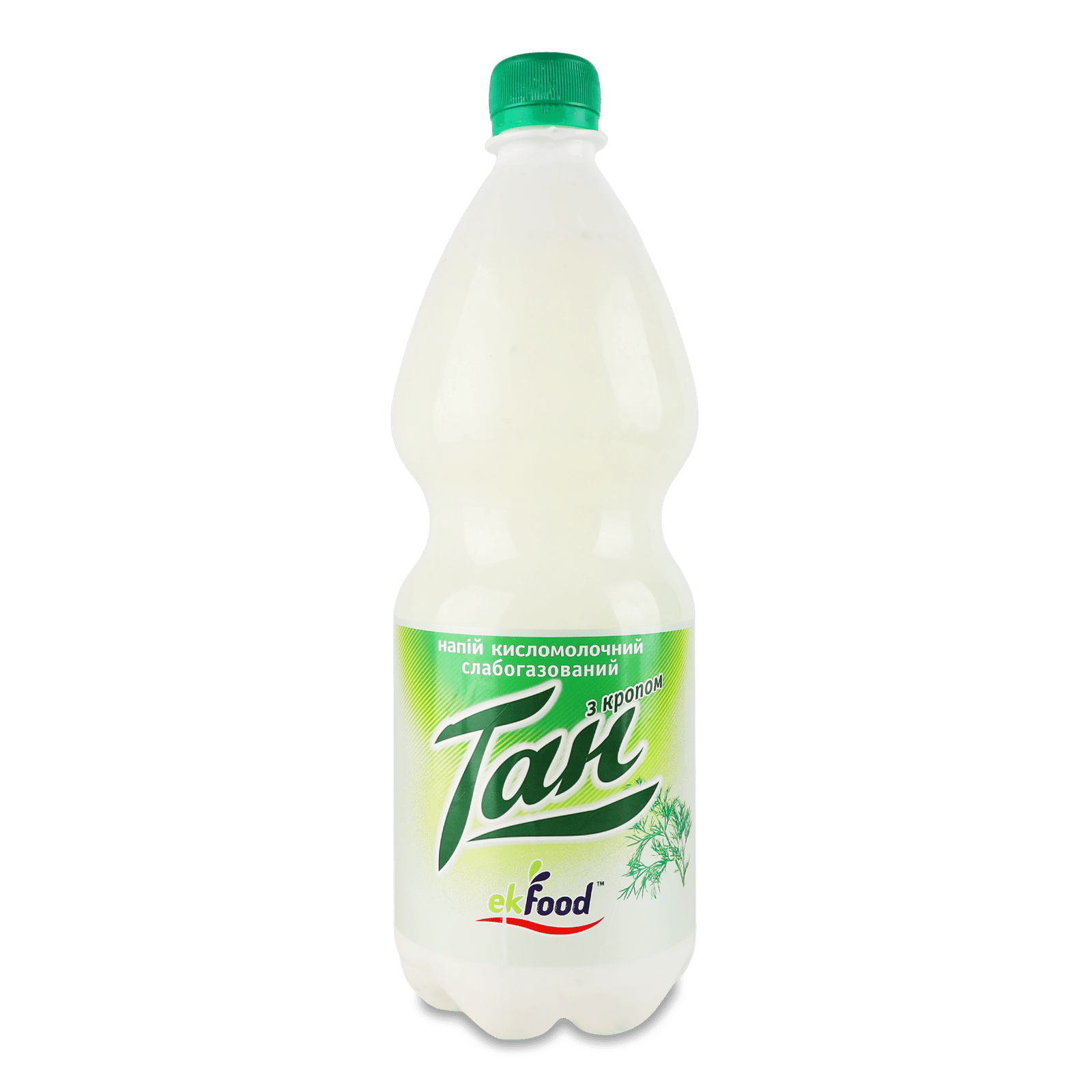 Напій кисломолочний Еkfood «Тан» з кропом слабогазований 1% - 1
