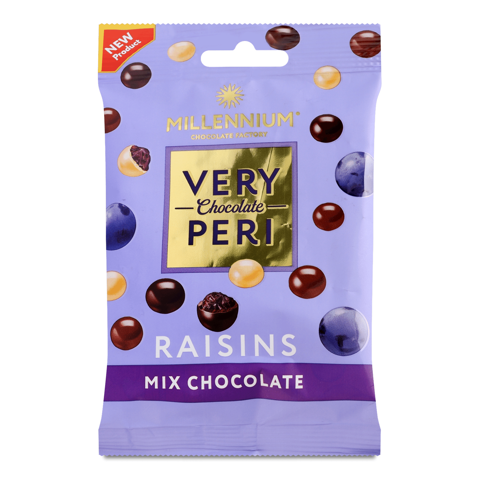 Драже Millennium Very Peri Raisins родзинки у шоколаді - 1