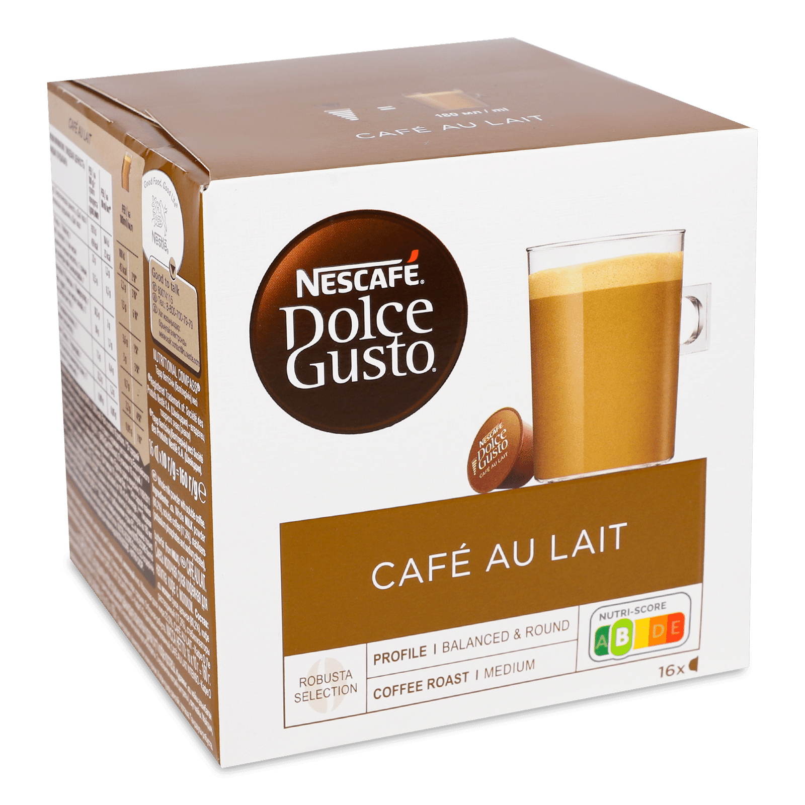 Кава Nescafe Dolce Gusto Cafe Au Lait 16 капсул - 1