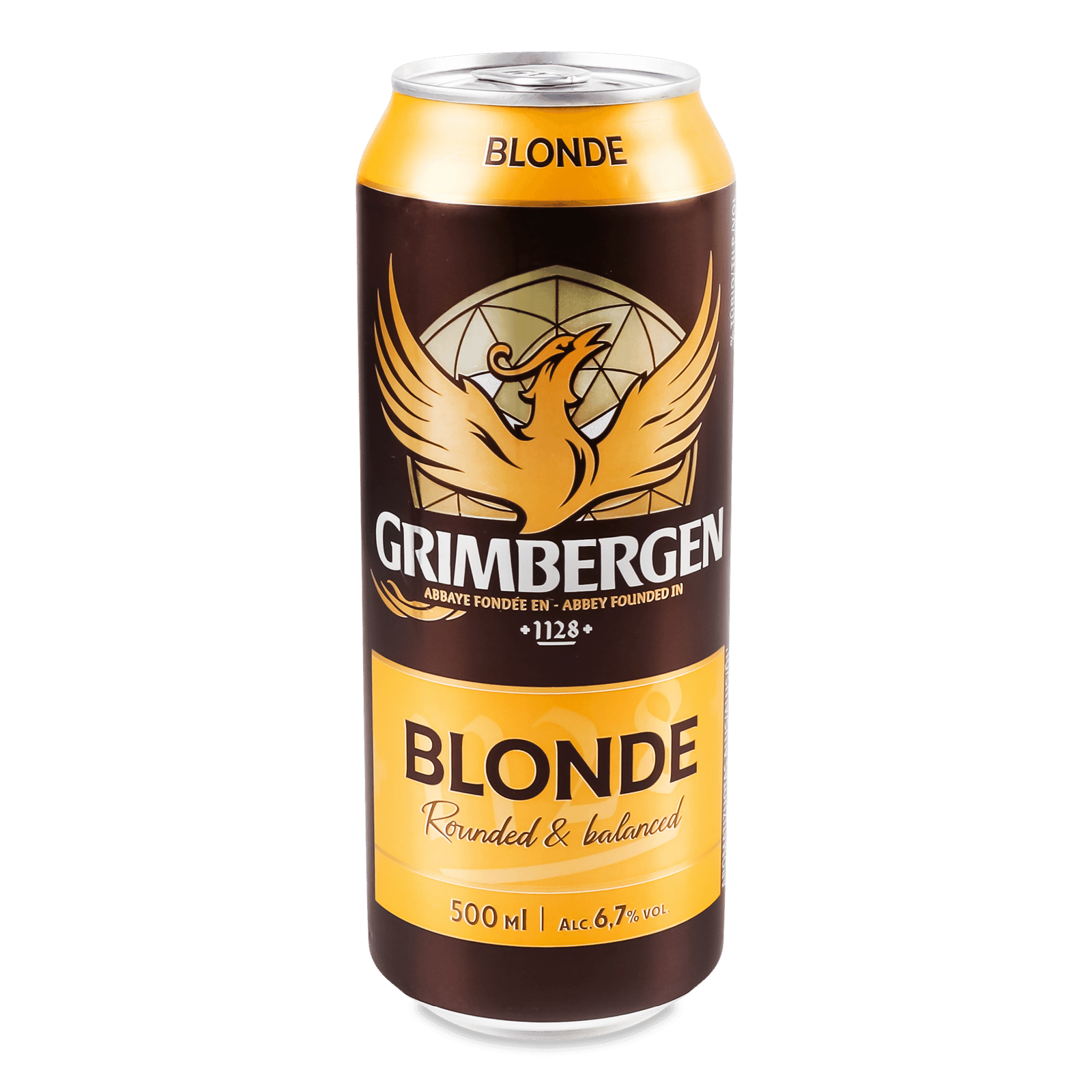 Пиво Grimbergen Blonde світле з/б - 1