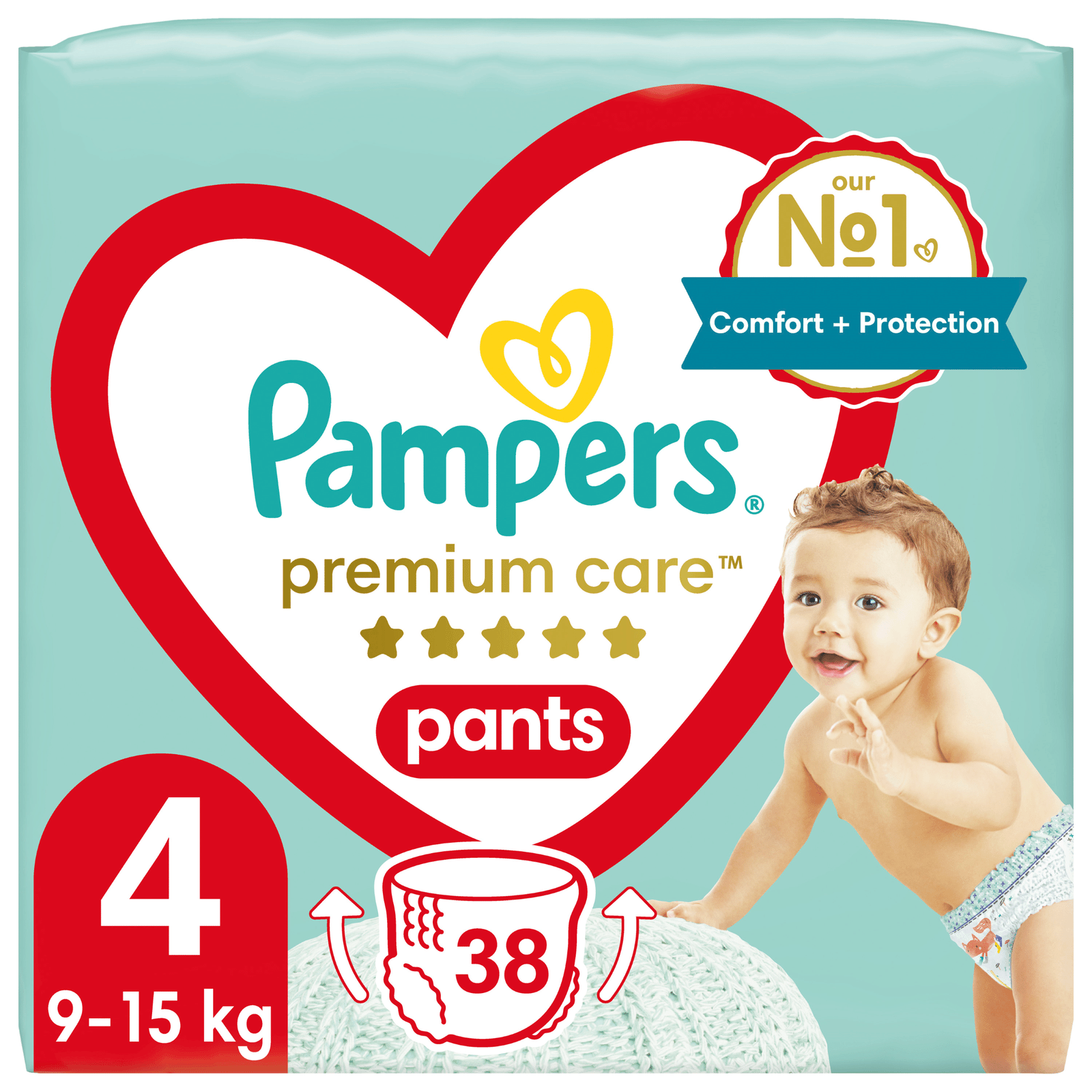 Підгузки-трусики Pampers Premium Care Pants 4 (9-15 кг) - 1