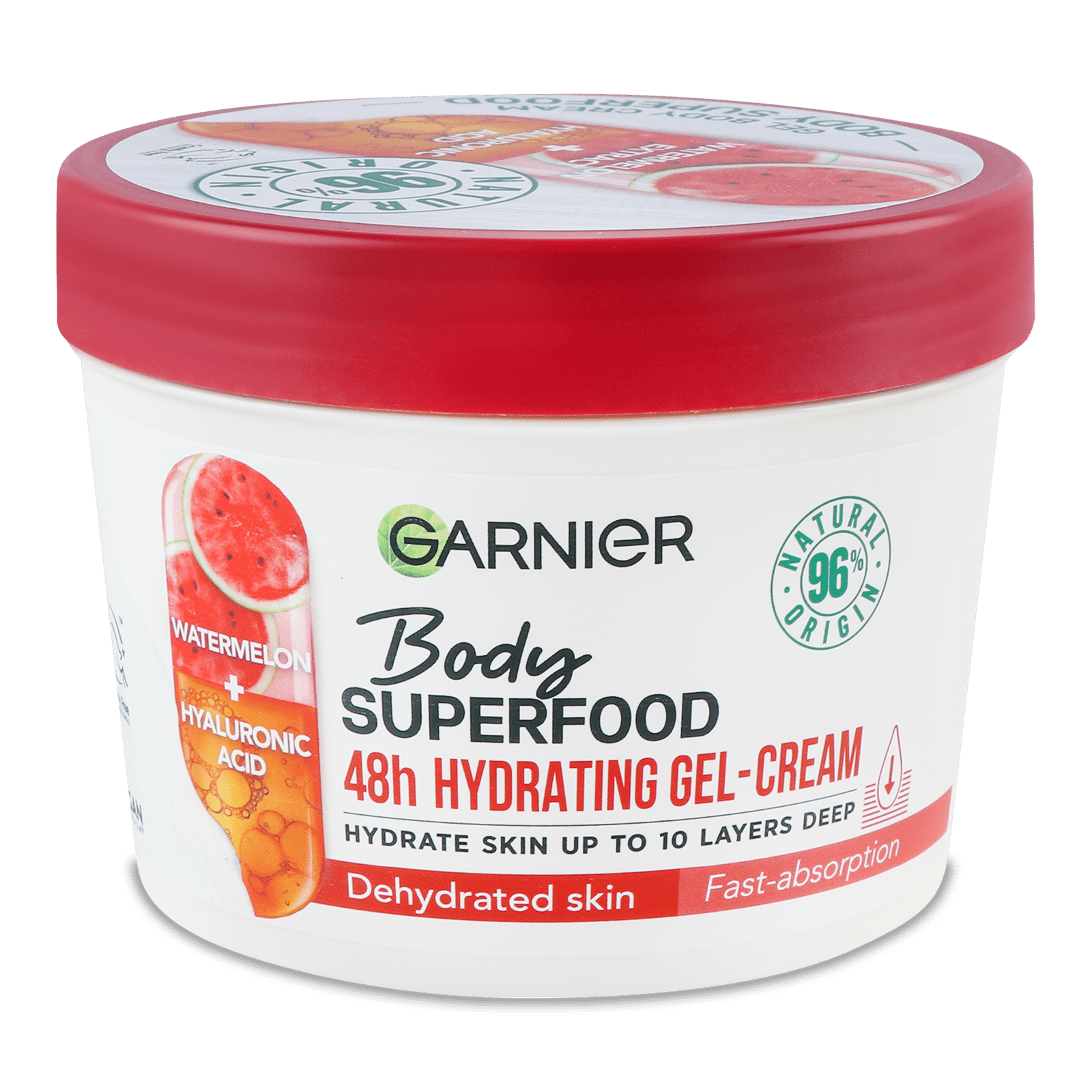 Крем-гель Garnier Body Superfood кавун для зневодненої шкіри - 1