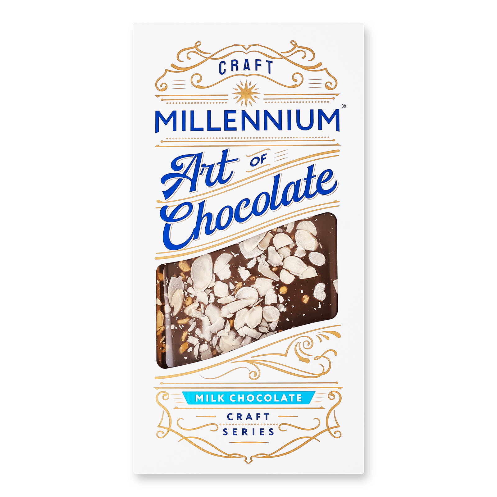 Шоколад молочний Millennium Craft Series фундук-карамель - 1