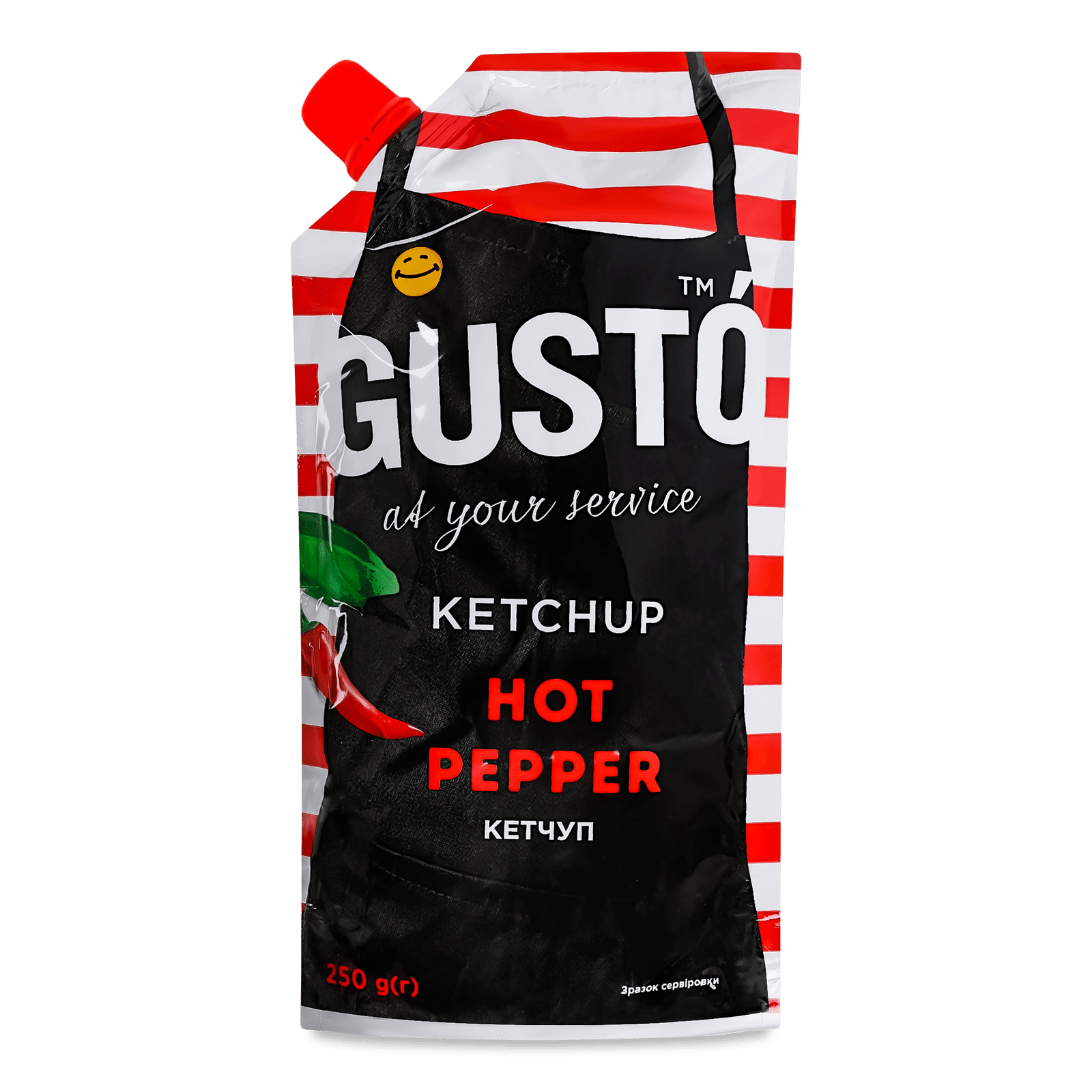 Кетчуп Gusto Hot Pepper - 1