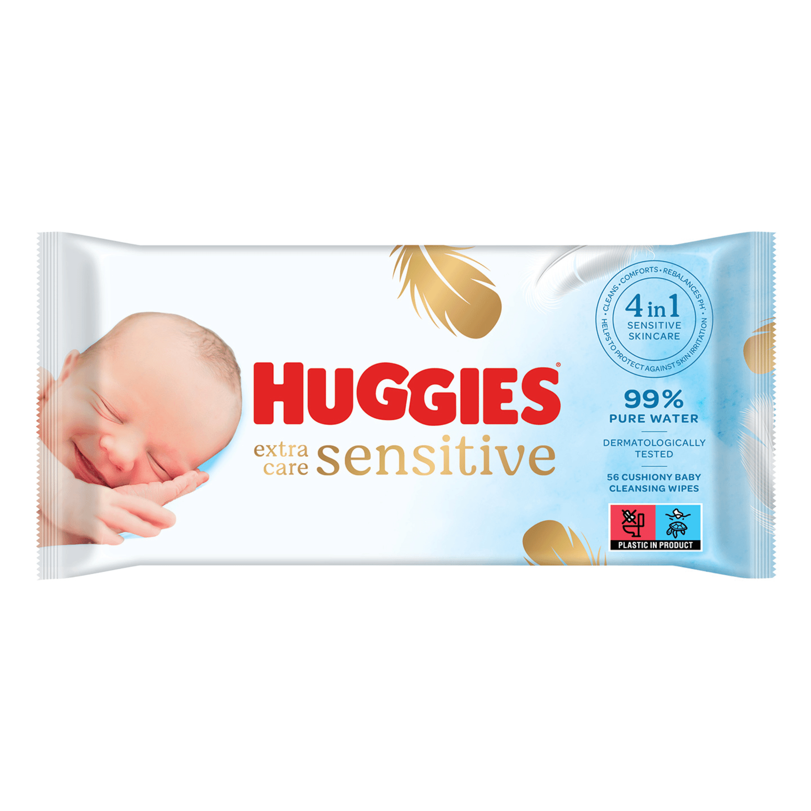 Серветки вологі Huggies Pure Extra Care - 1
