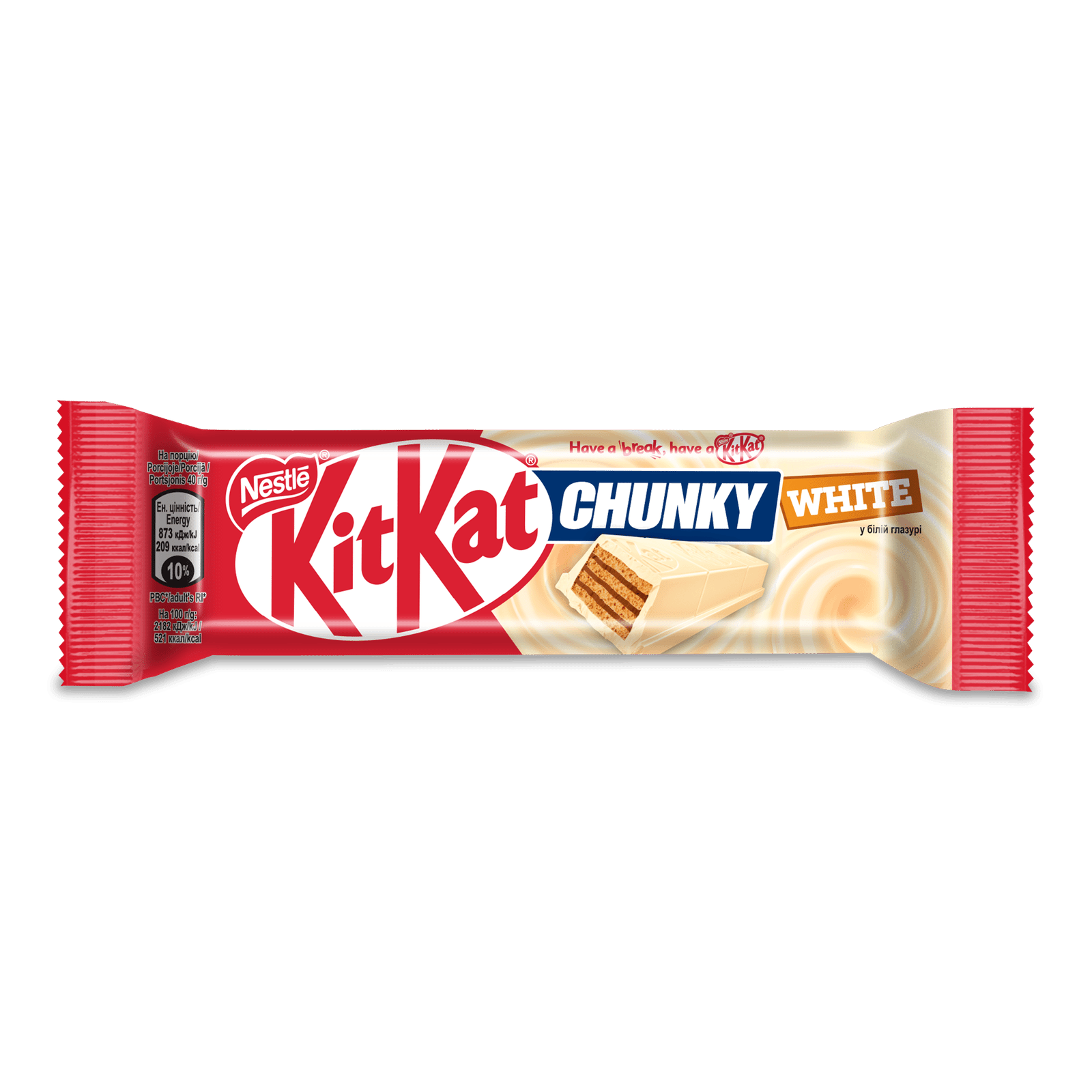 Батончик Kit Kat Chunky в білому шоколаді - 1