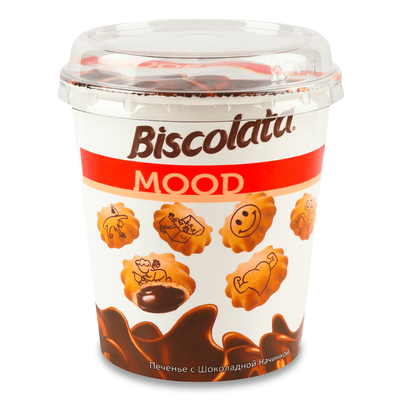 Печиво Biscolata Mood з шокол-кремовою начинкою - 1