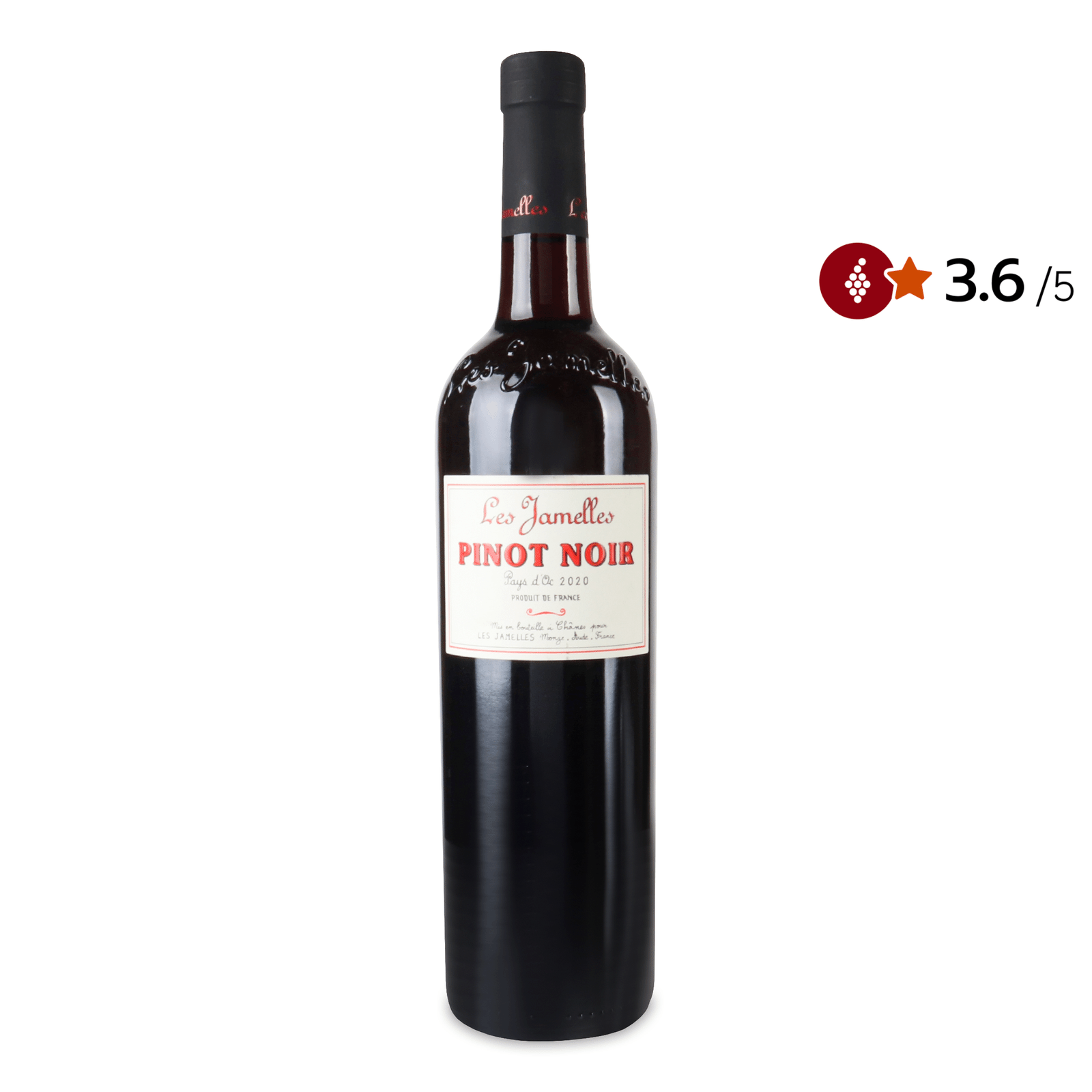 Вино Les Jamelles Pinot Noir rouge - 1