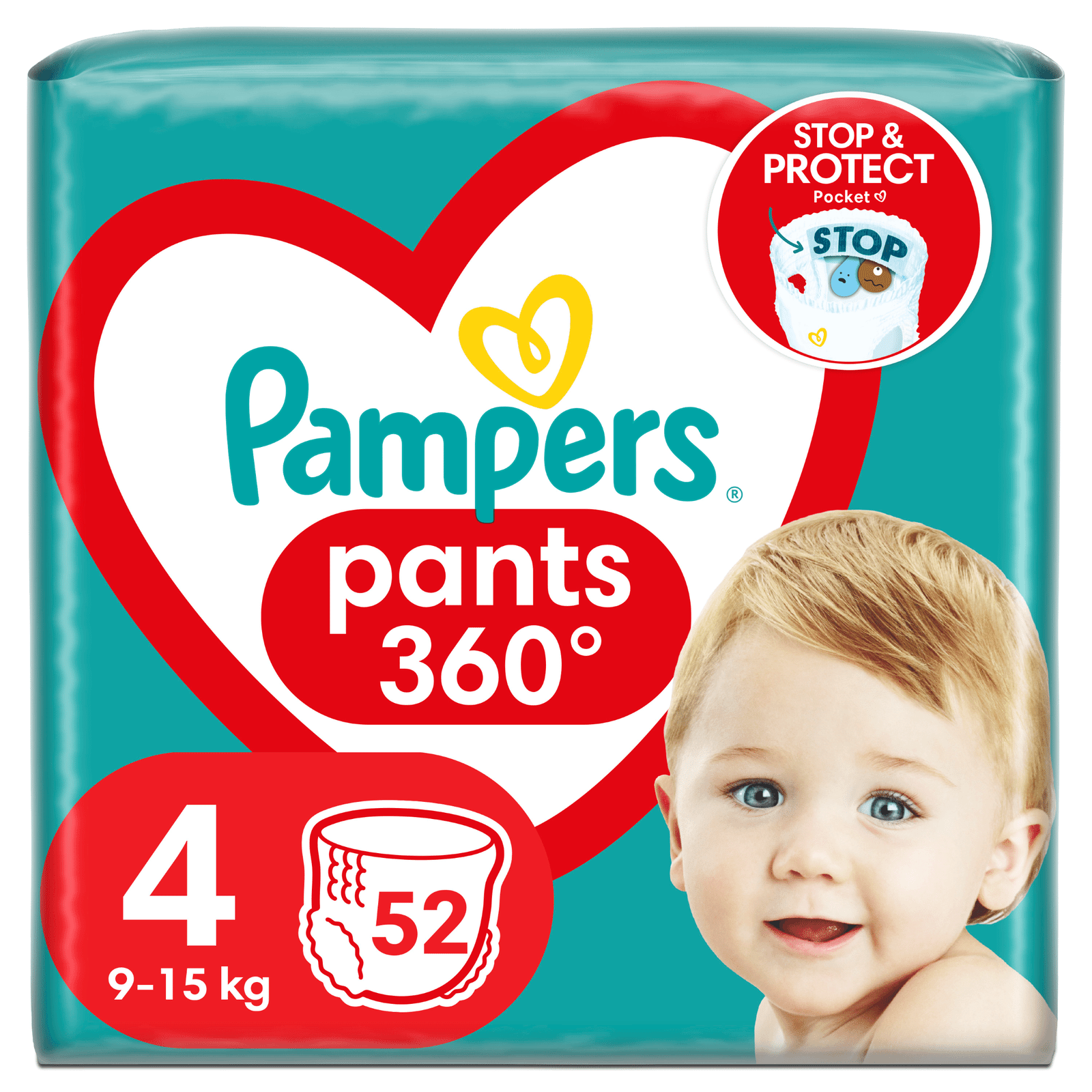 Підгузки-трусики Pampers Pants 4 (9-15 кг) - 1