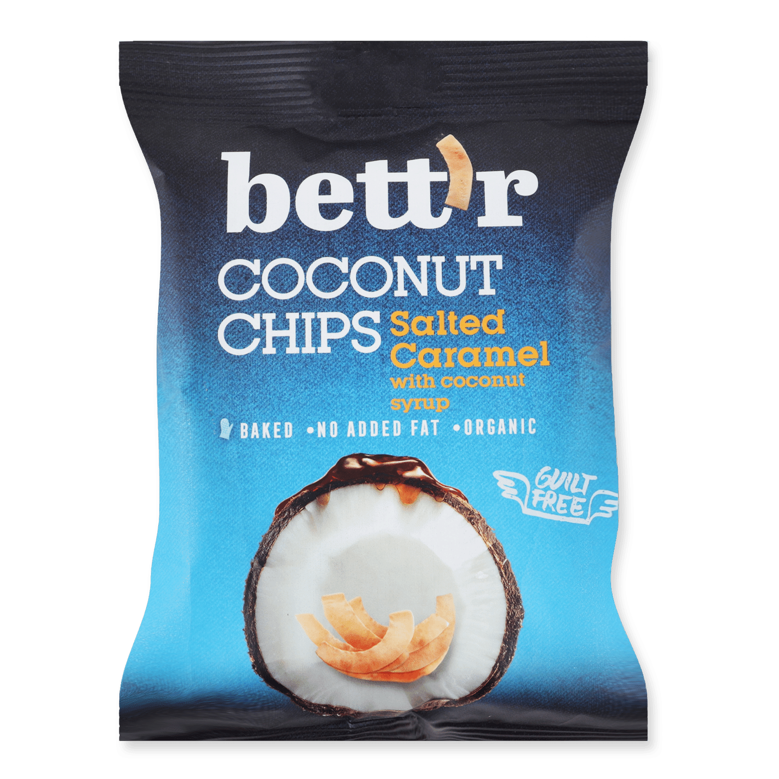 Чипси Bett'r кокосові з солоною карамеллю - 1