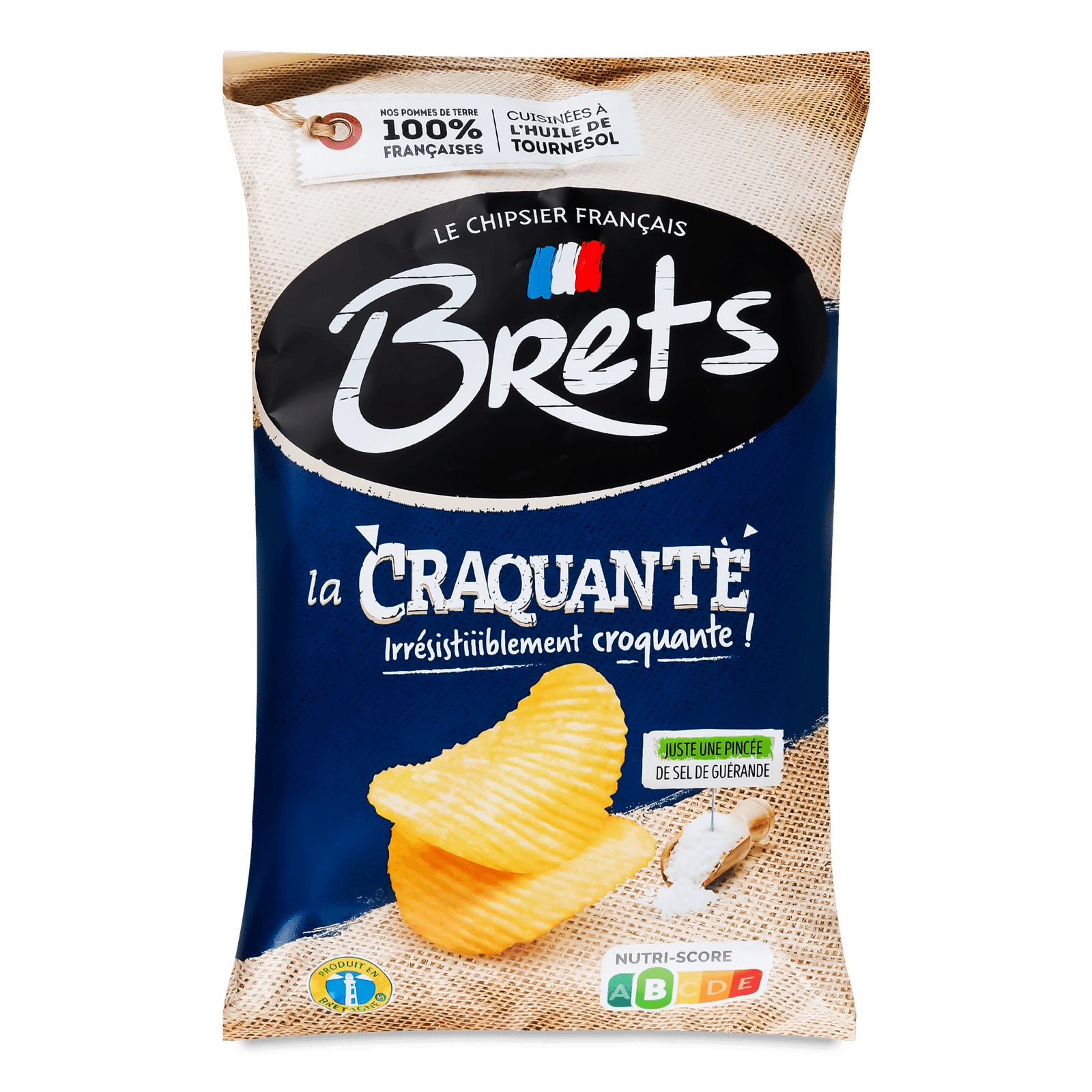Чипси Bret's картопляні хвилясті з сіллю - 1