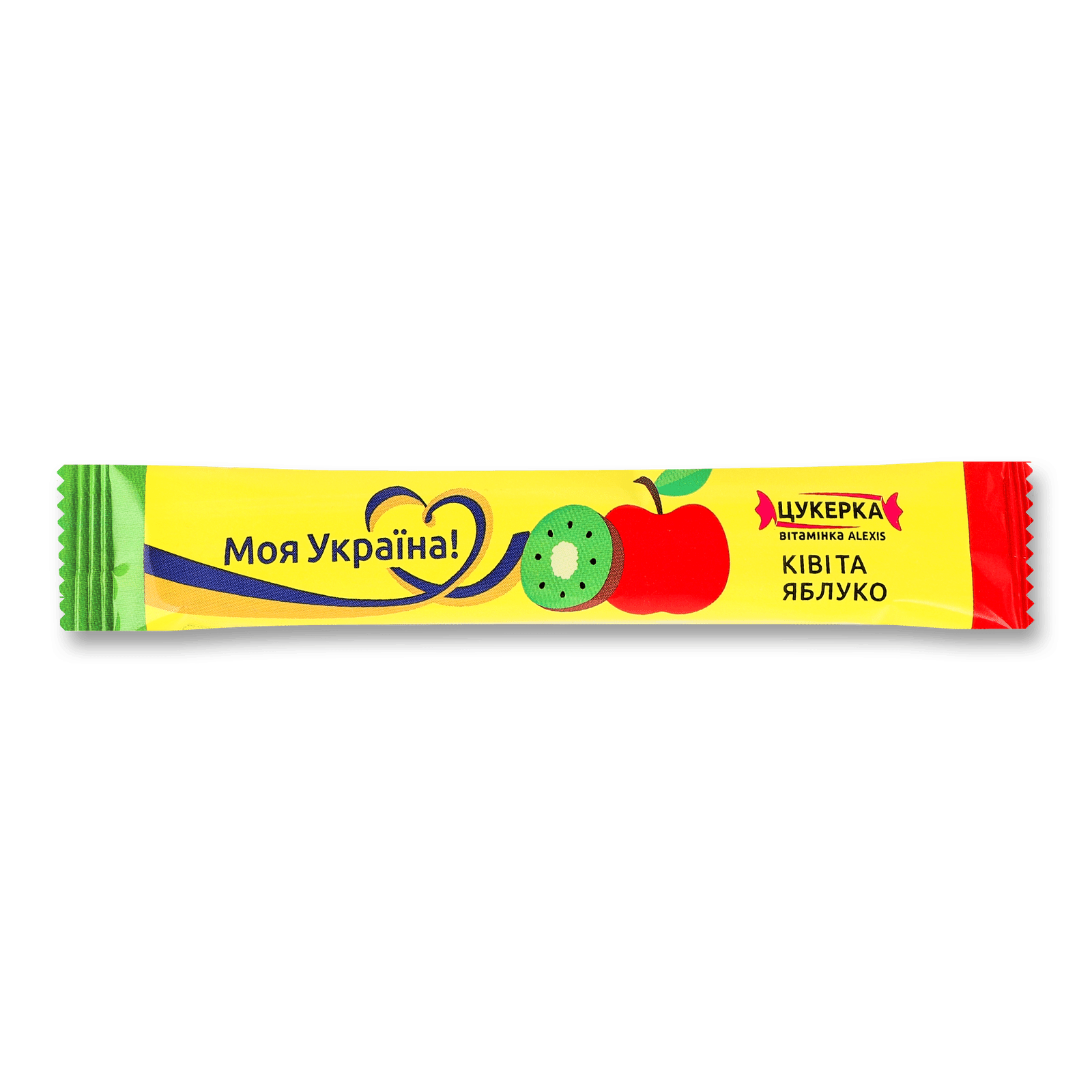 Пастила фруктова цукерка-вітамінка ківі-яблуко - 1