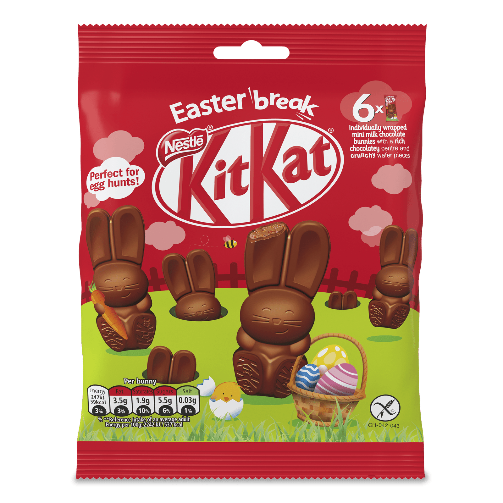 Шоколад Kit Kat Easter break Кролики з начинкою - 1