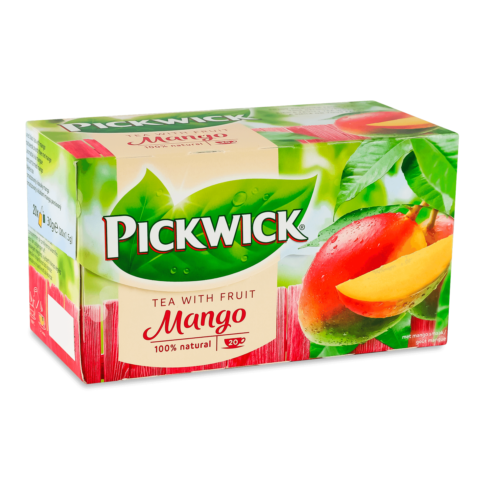 Чай чорний Pickwick ароматизований зі шматочками манго - 1