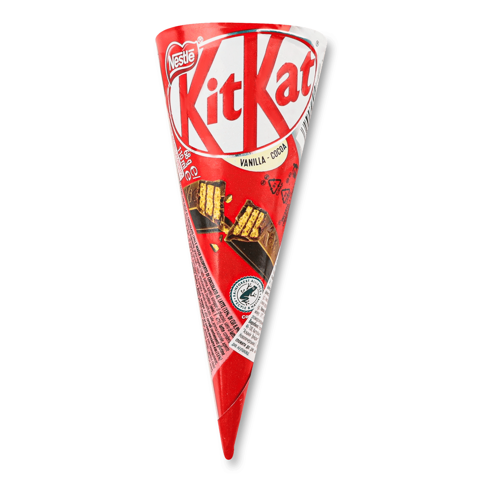 Морозиво Kit Kat ваніль з шоколадом ріжок - 1