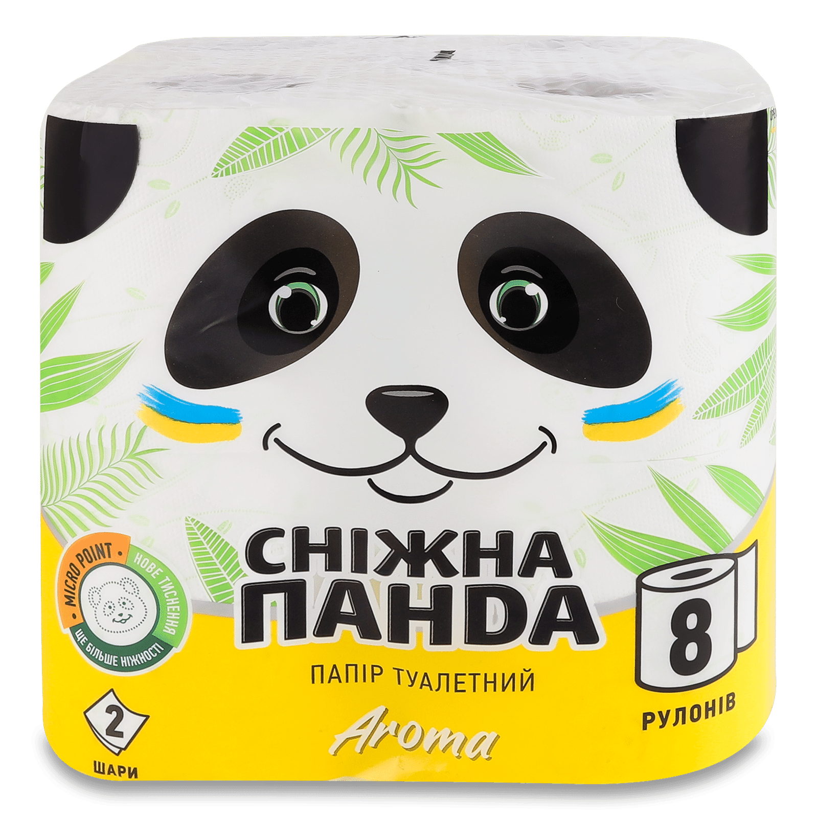 Папір туалетний «Сніжна панда» Aroma - 1