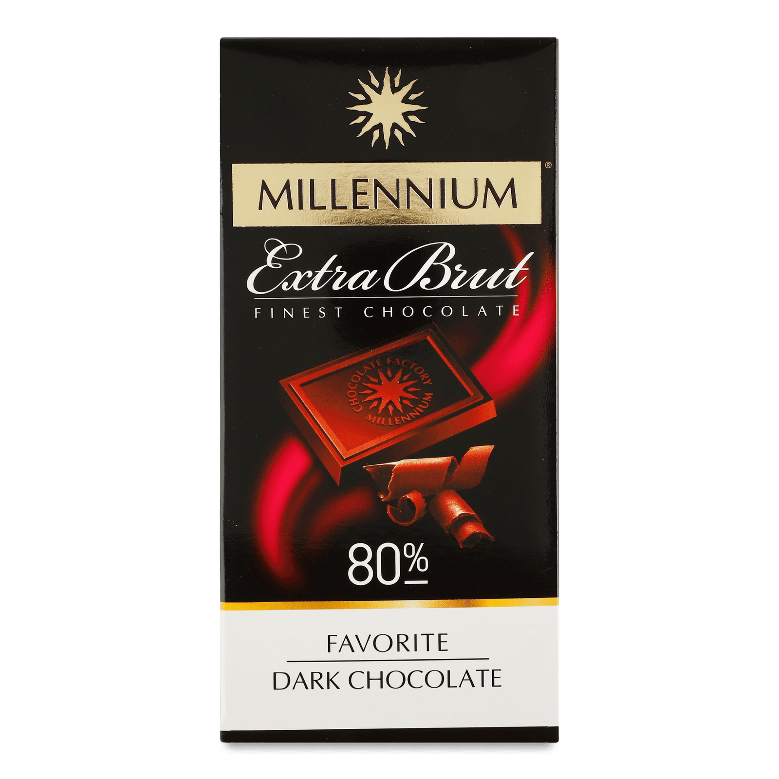 Шоколад чорний Millennium Favorite Brut 80% - 1
