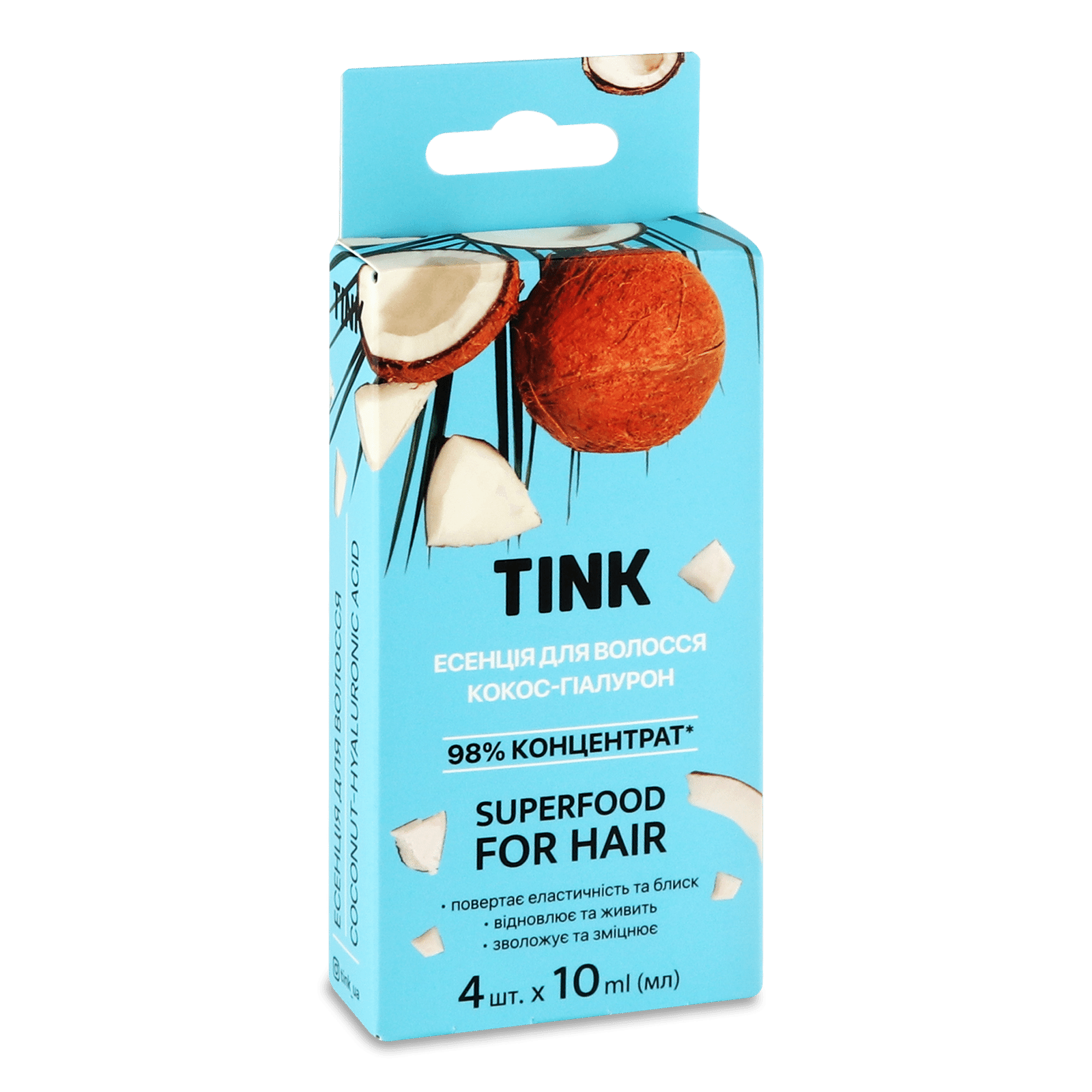 Есенція для волосся Tink кокос-гіалурон - 1