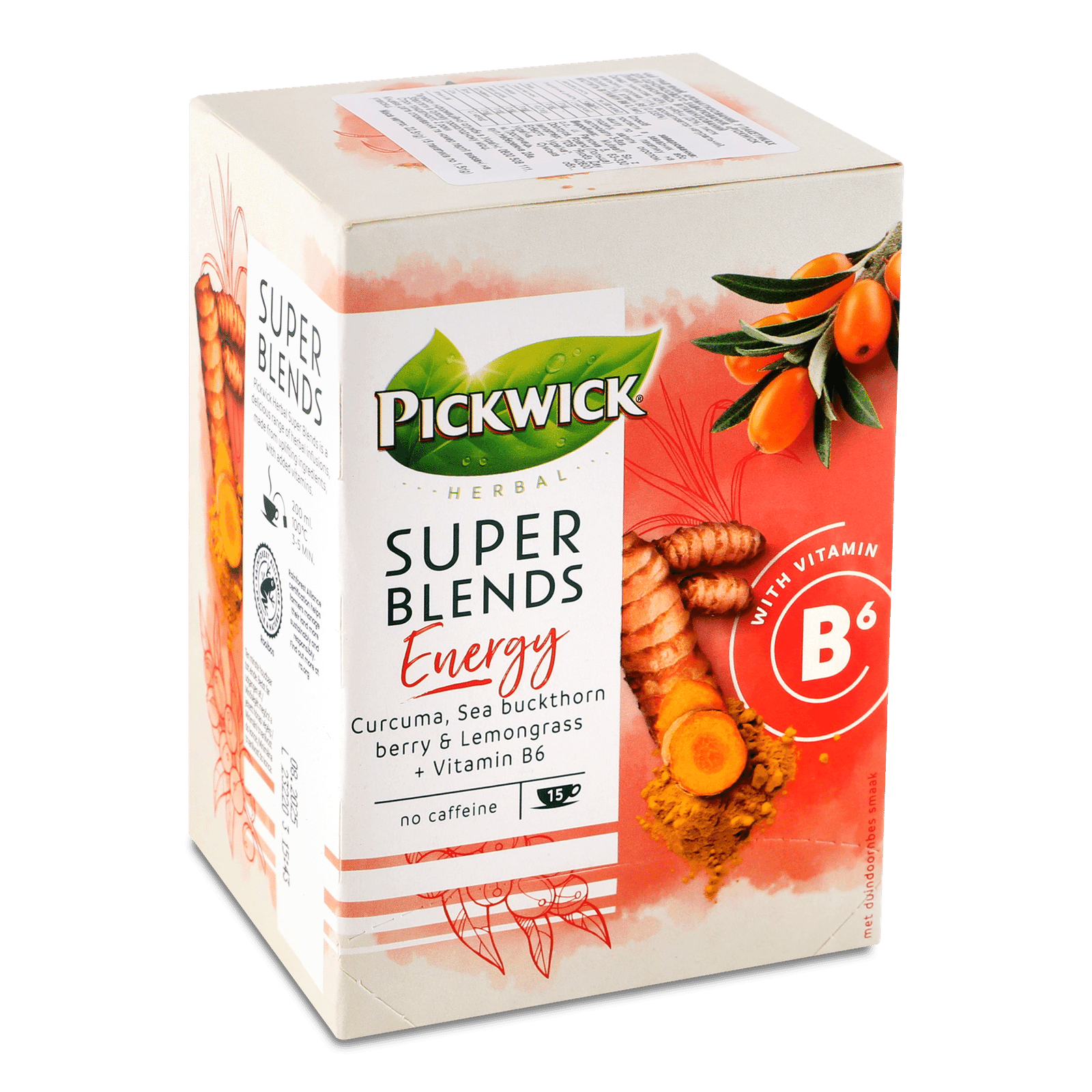 Чай трав'яний Pickwick вітамінний лемонграс - 1