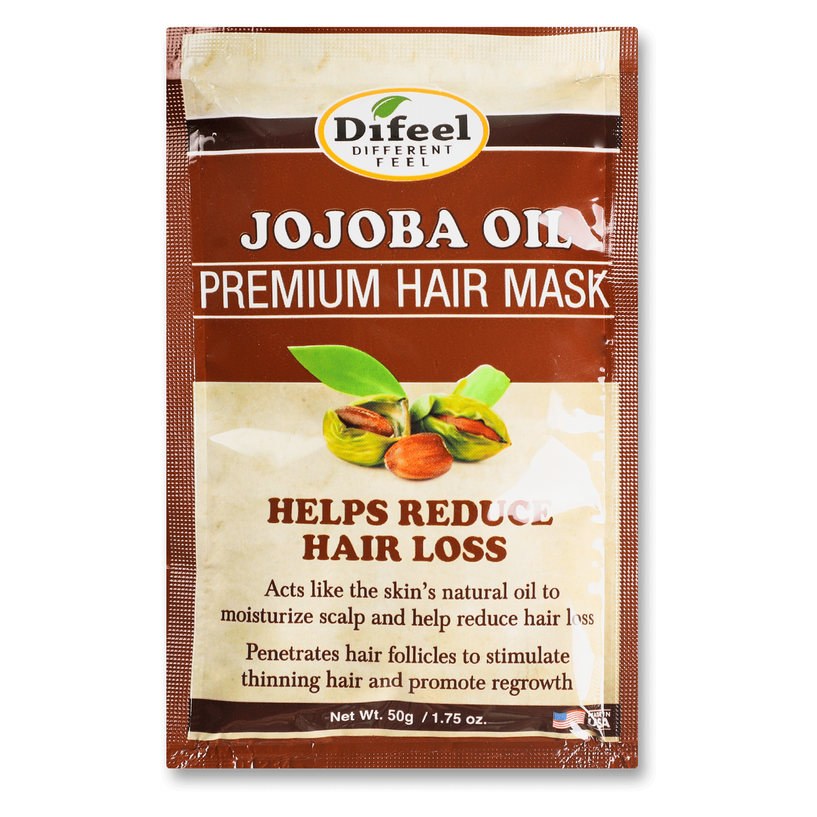 Маска для волосся Difeel Premium олія жожоба - 1