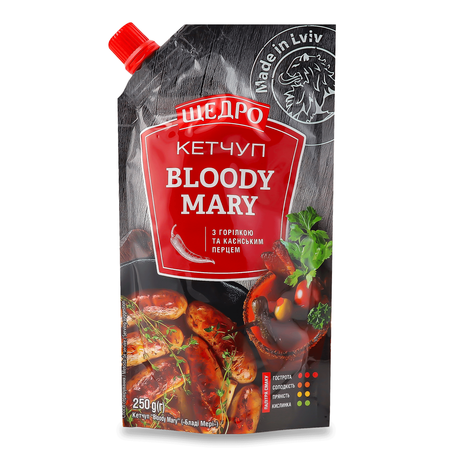 Кетчуп «Щедро» Bloody Mary д/п - 1