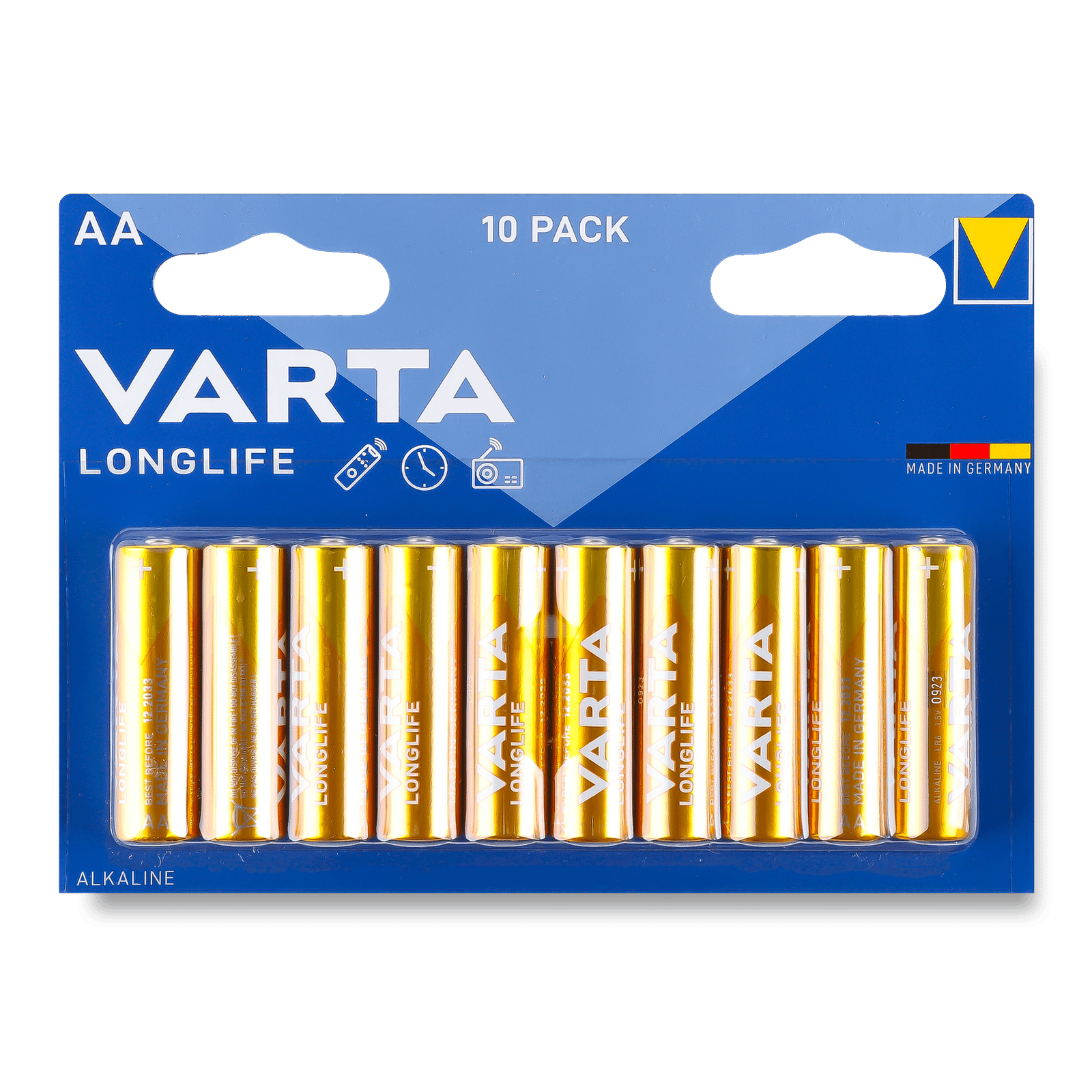Батарейки Varta Longlife Alkaline AA BLI10 - 1