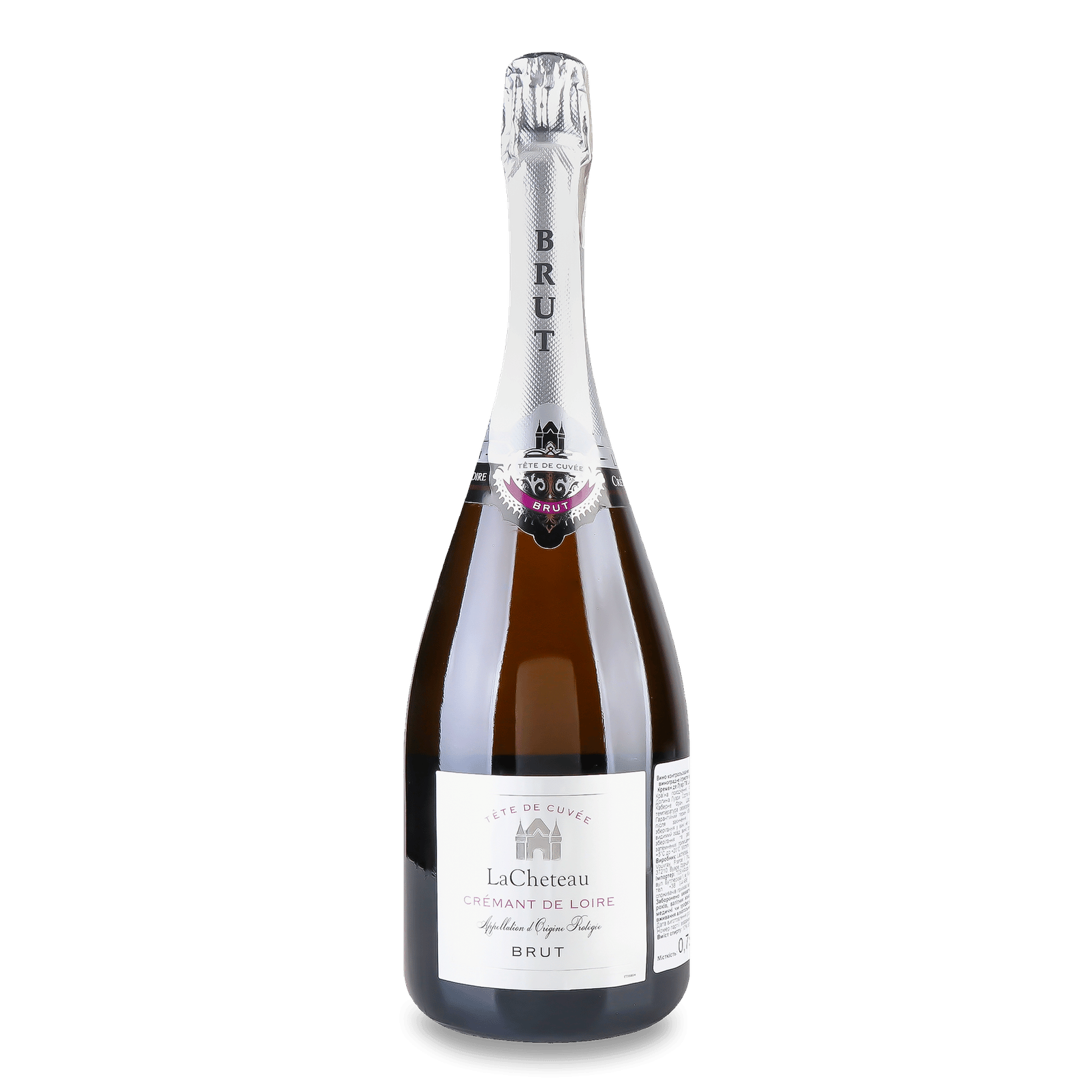 Вино ігристе LaCheteau Cremant de Loire Brut TCuv - 1